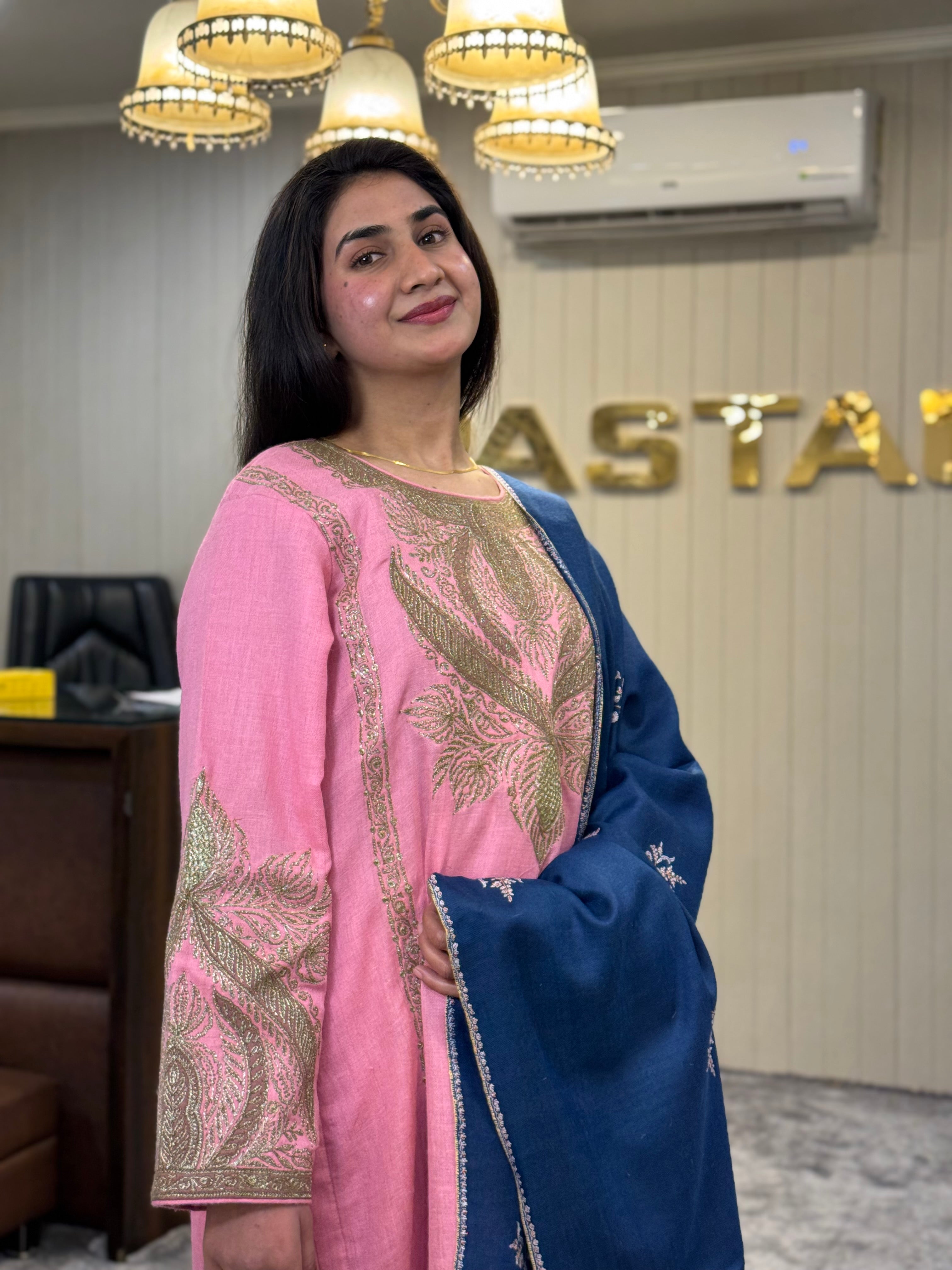 Purepashmina blend 2 piece pwb573