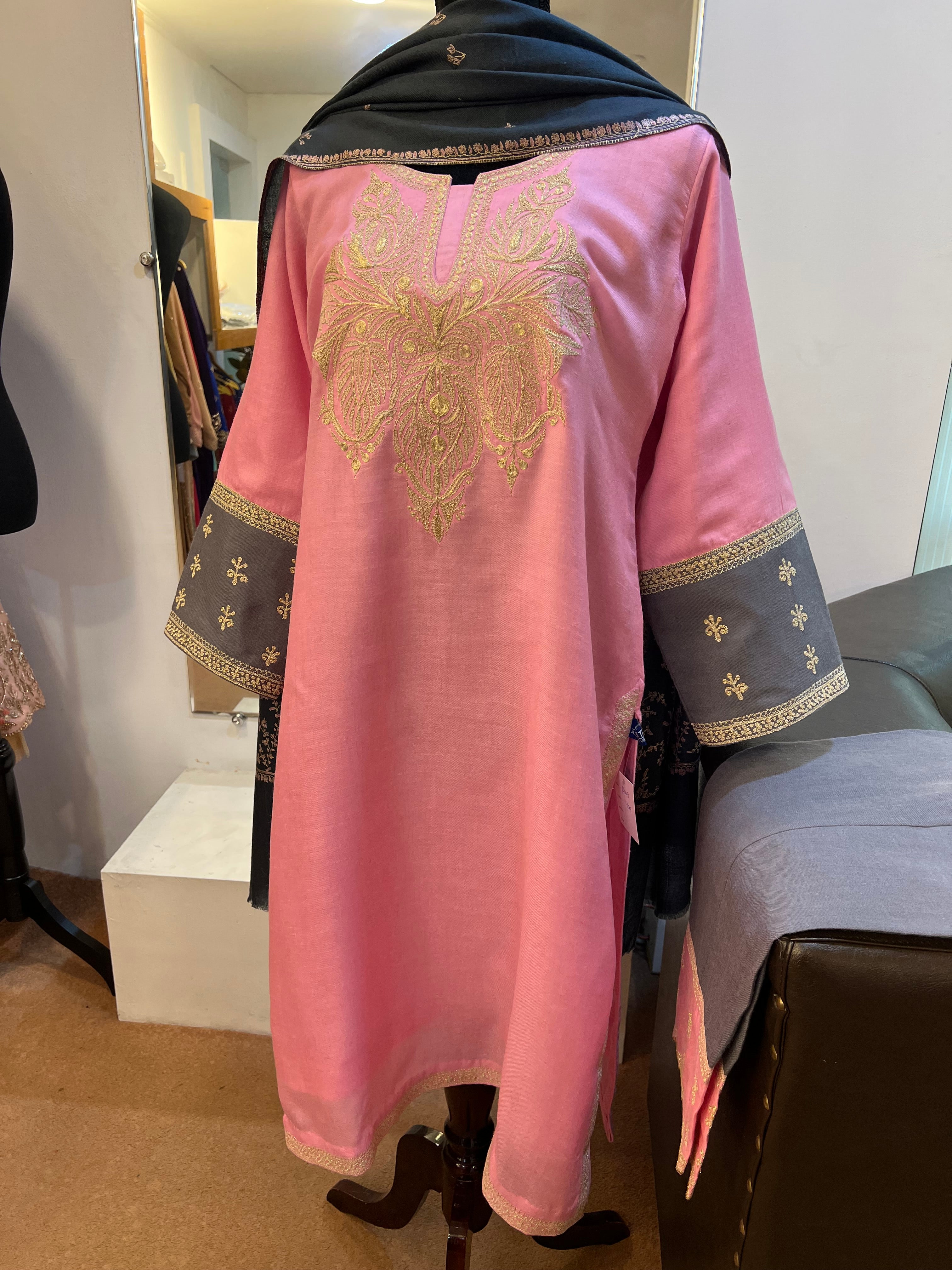 Pure pashmina blend 2pc kurta set pwb409