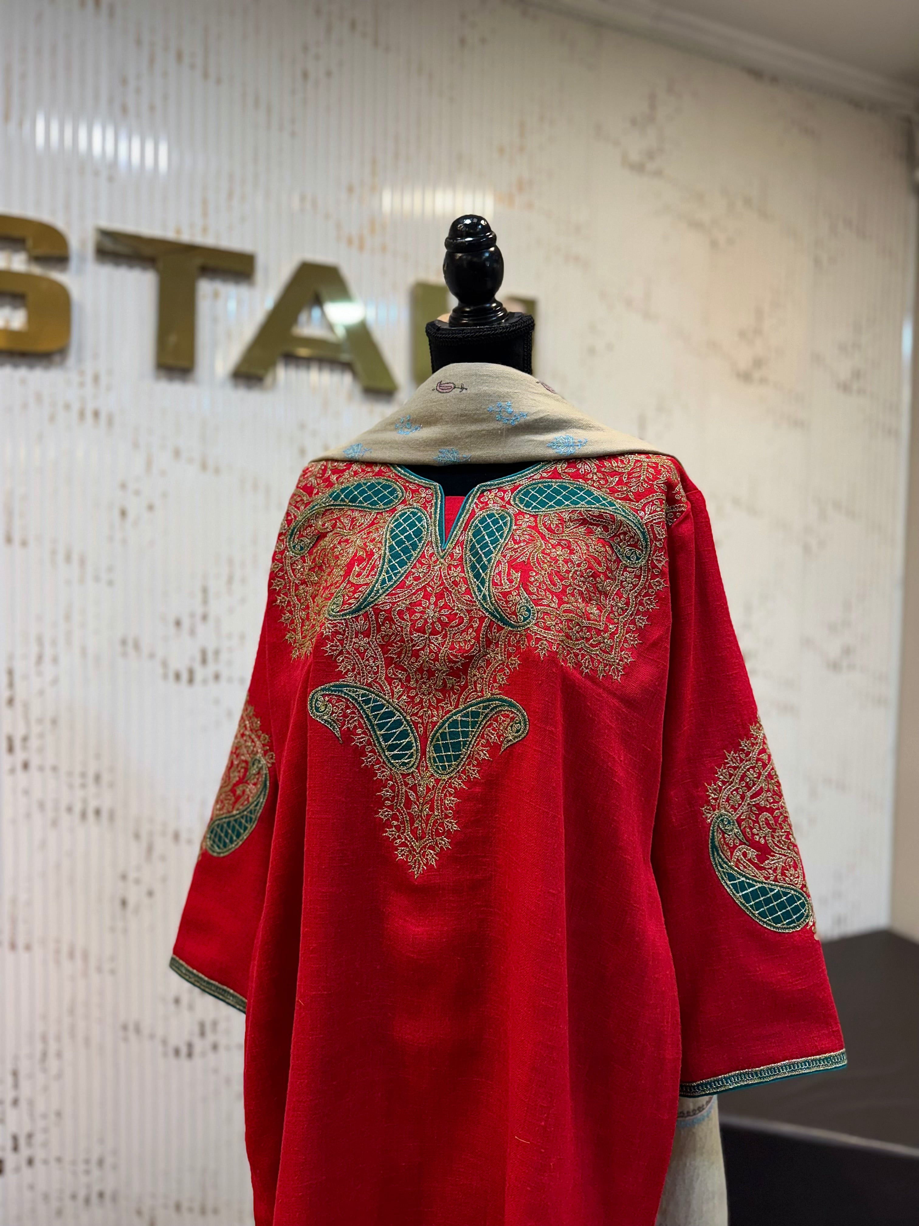 Purepashmina blend kurta set pwb574