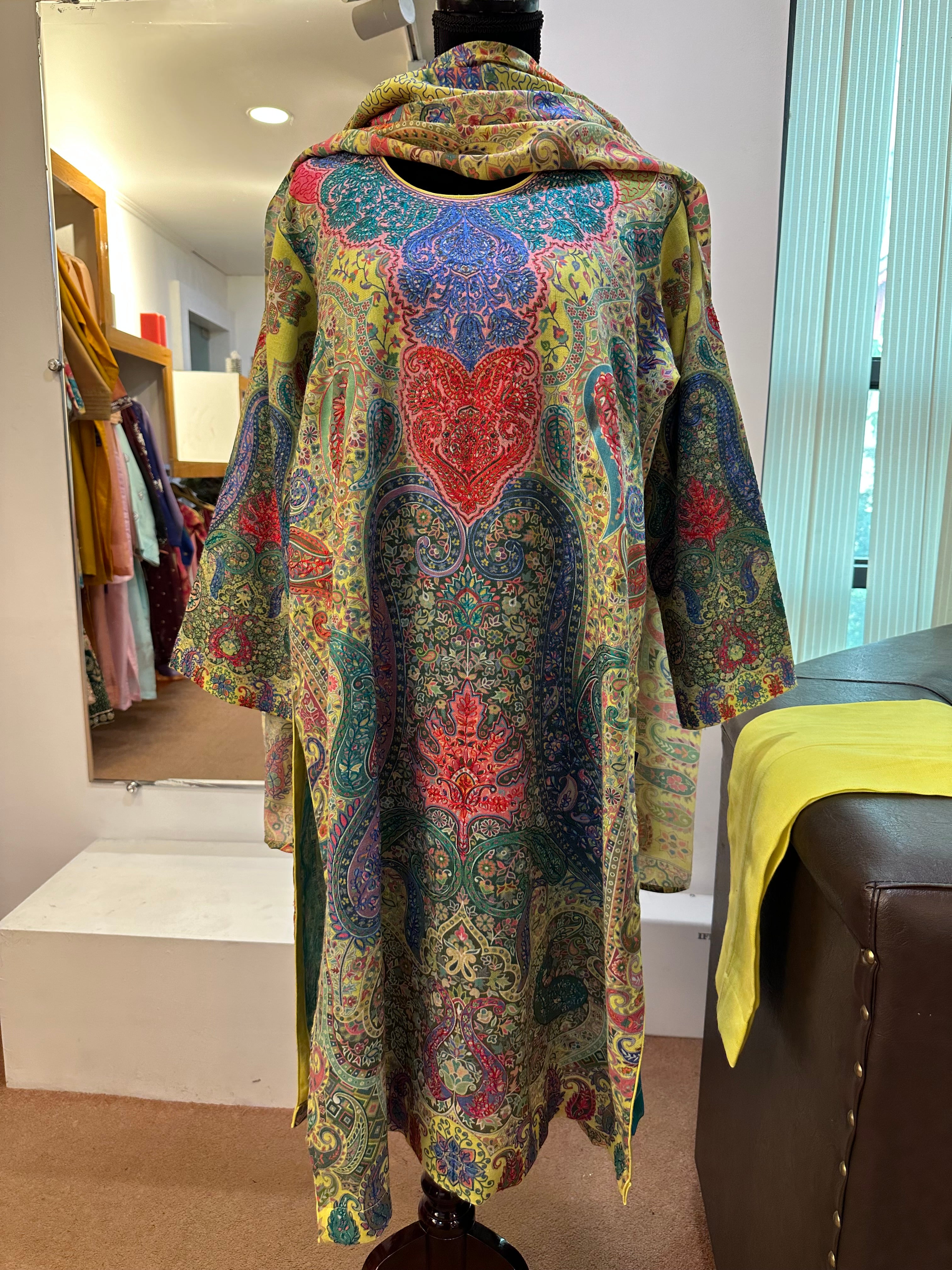 Kalamkari kurta set pbks697