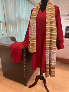 Purepashmina blend kurta set pwb327