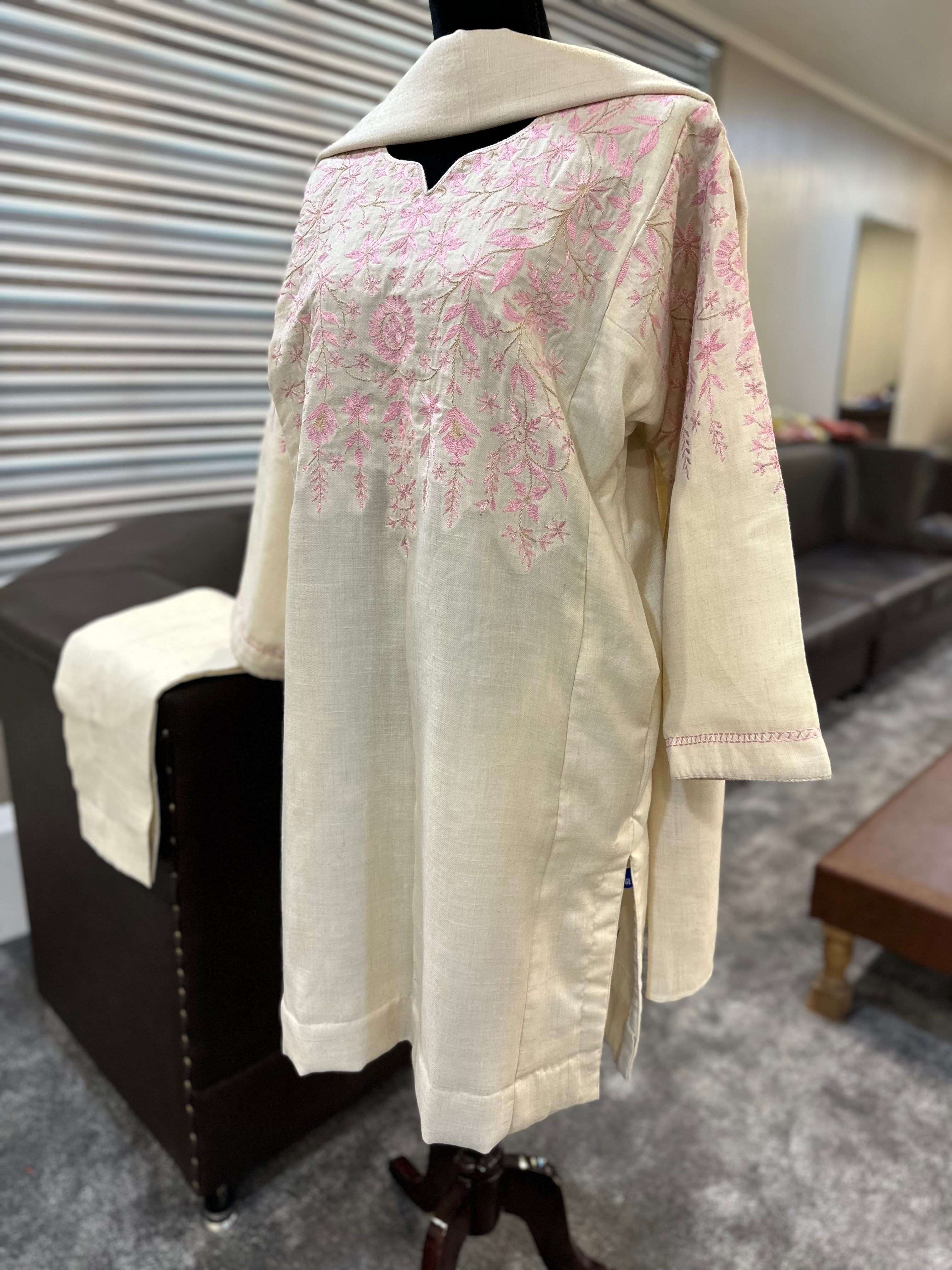 Purepashmina blend pheran set pwb