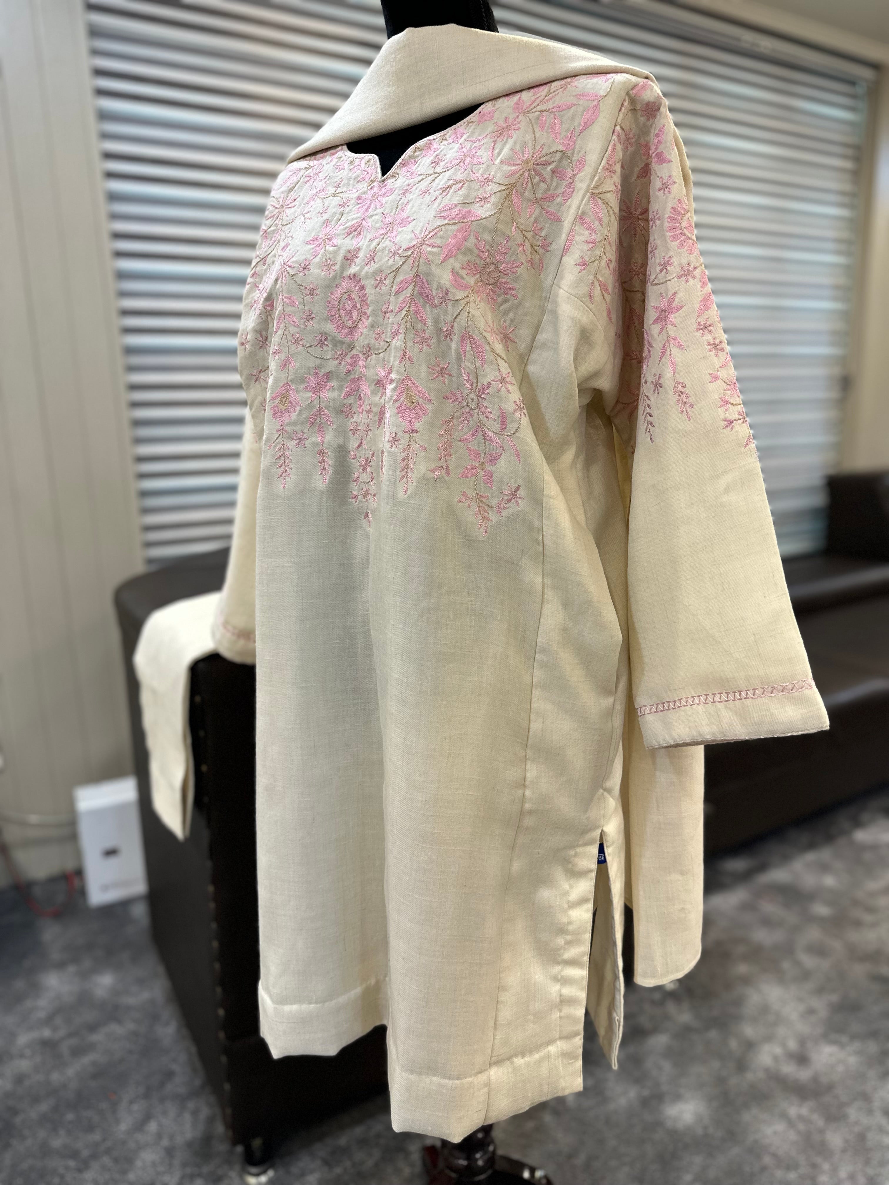 Purepashmina blend pheran set pwb