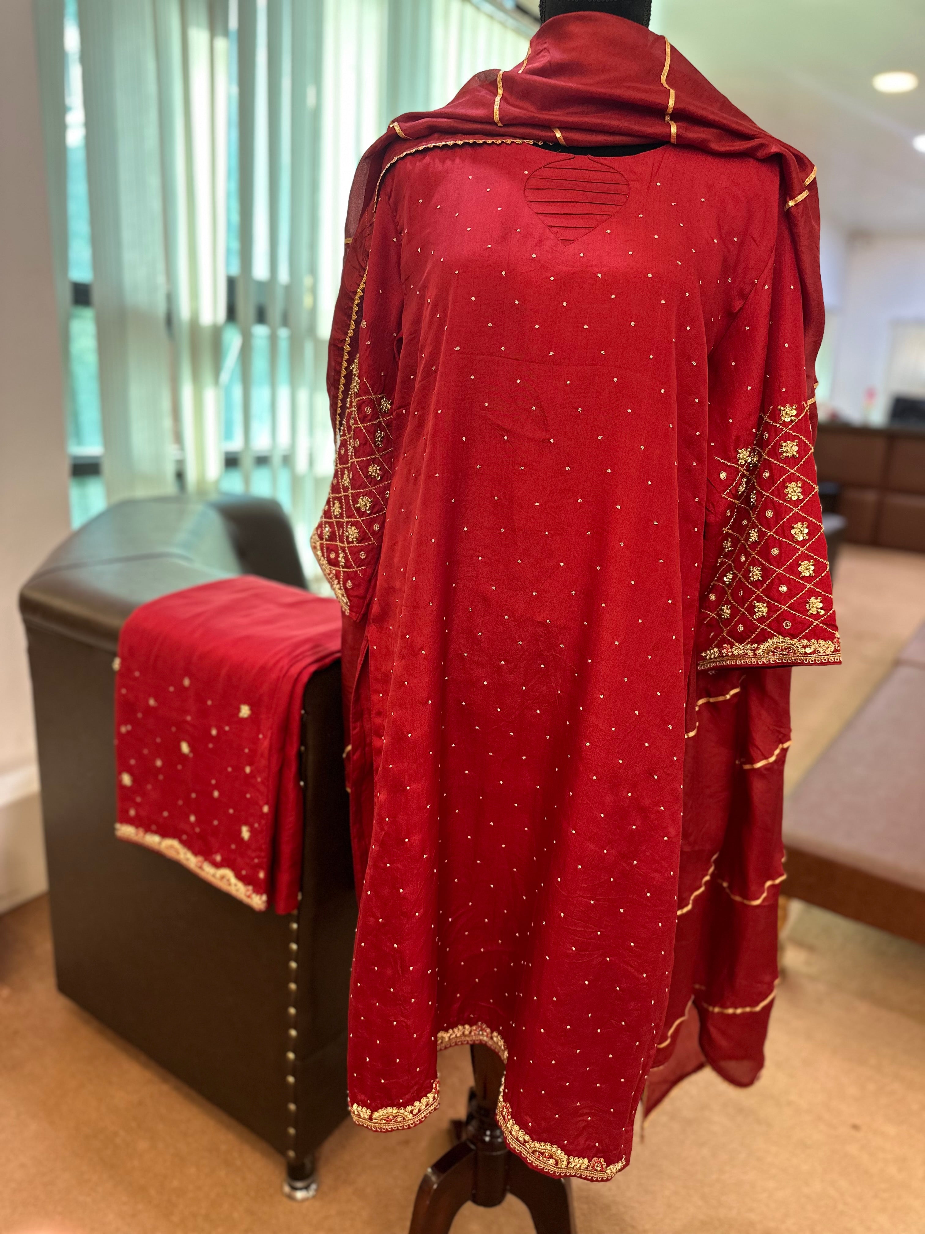 Handwork kurta set pbks