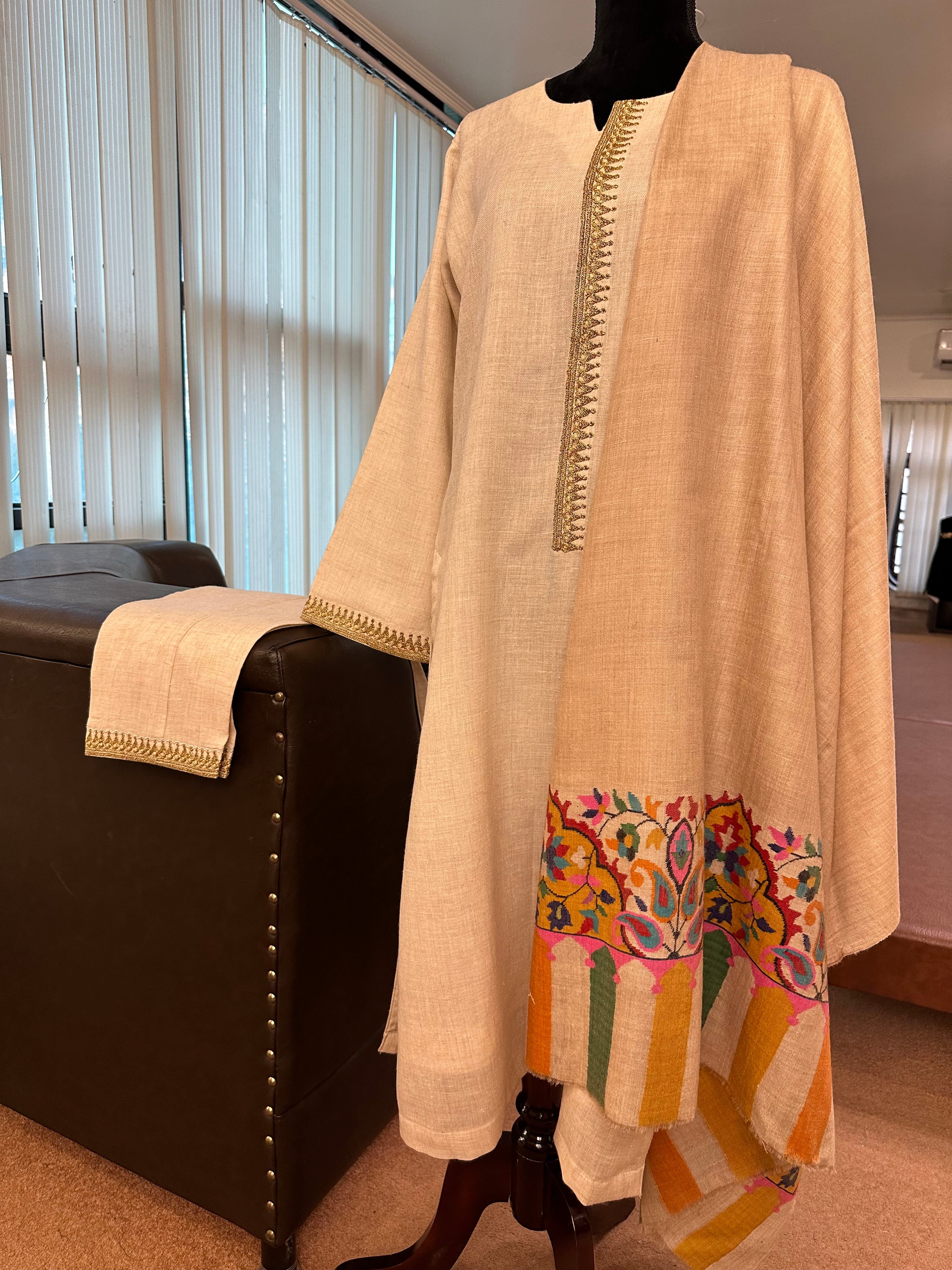 Purepashmina blend dress