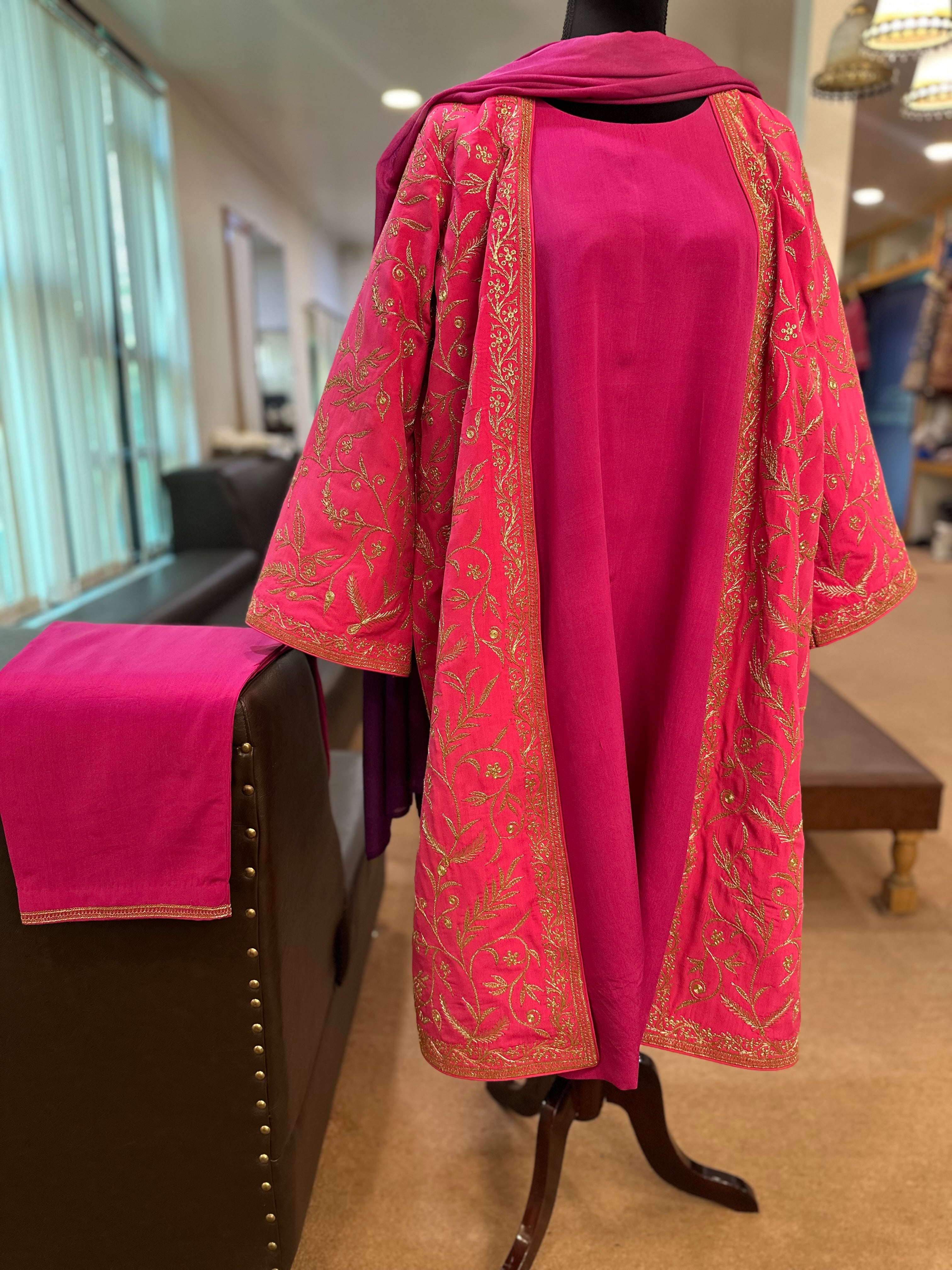 Purecrepe 4 piece jacket set mtks811