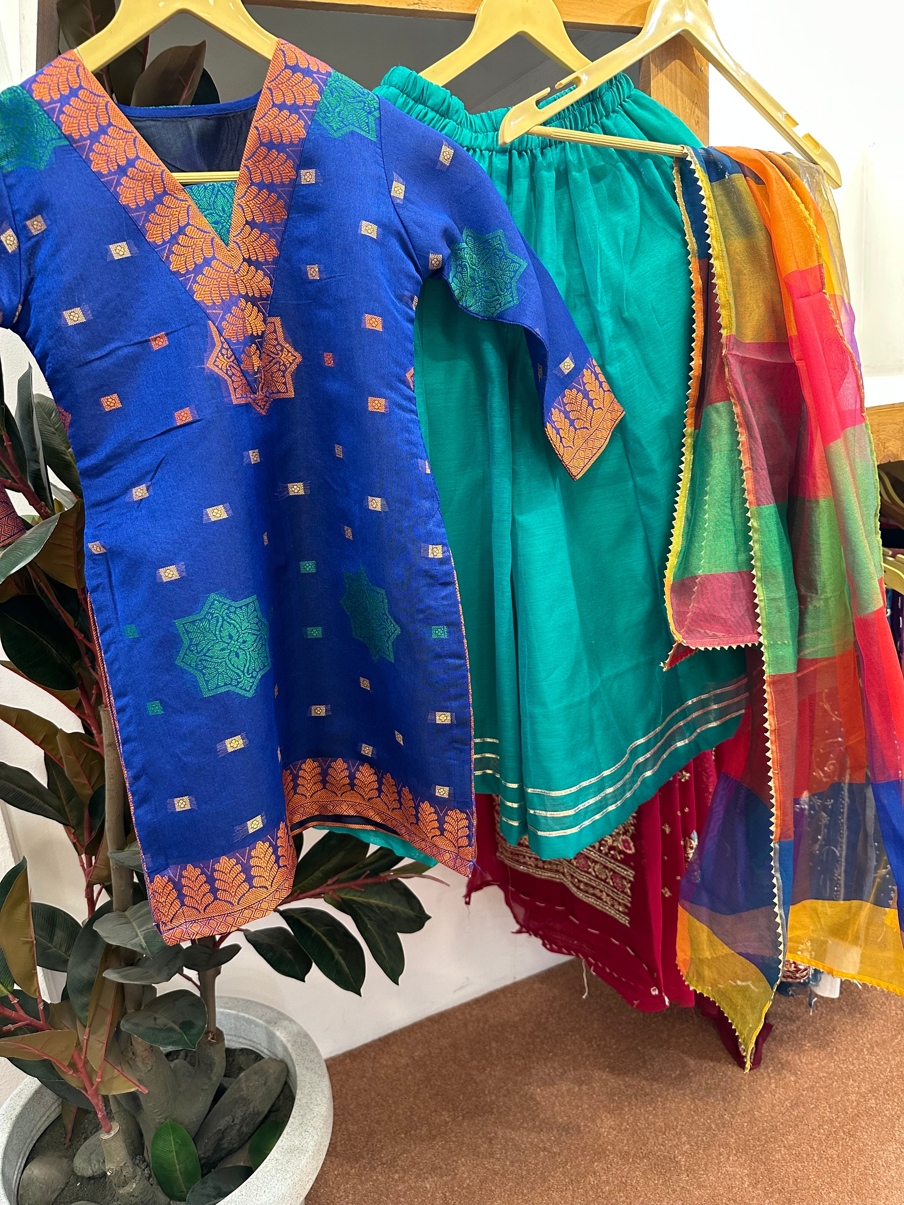 Kids Kurta skirt set pbks632