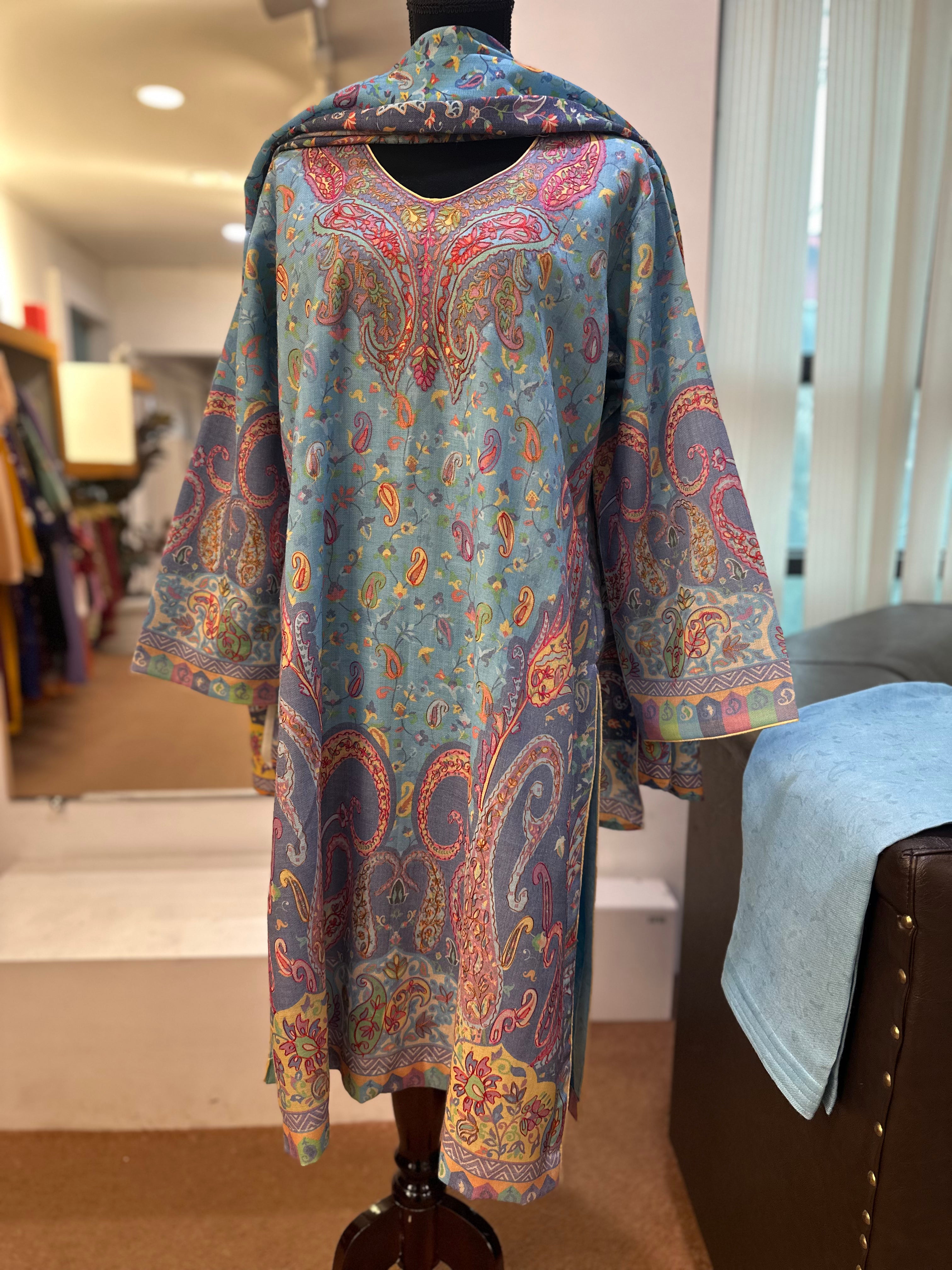 Kalamkari kurta set 3pc pbks752