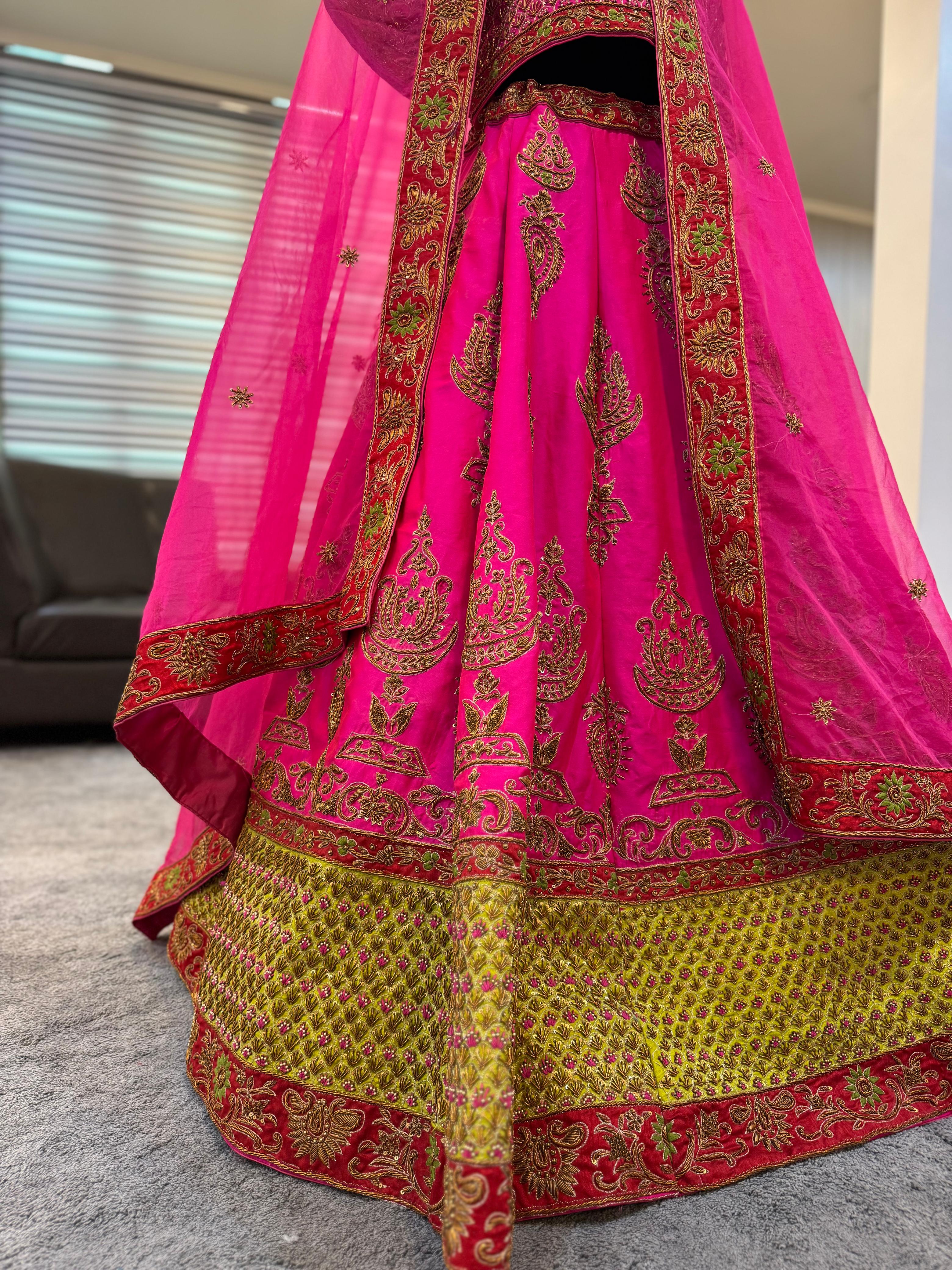 Royal Magenta Petal Lehenga