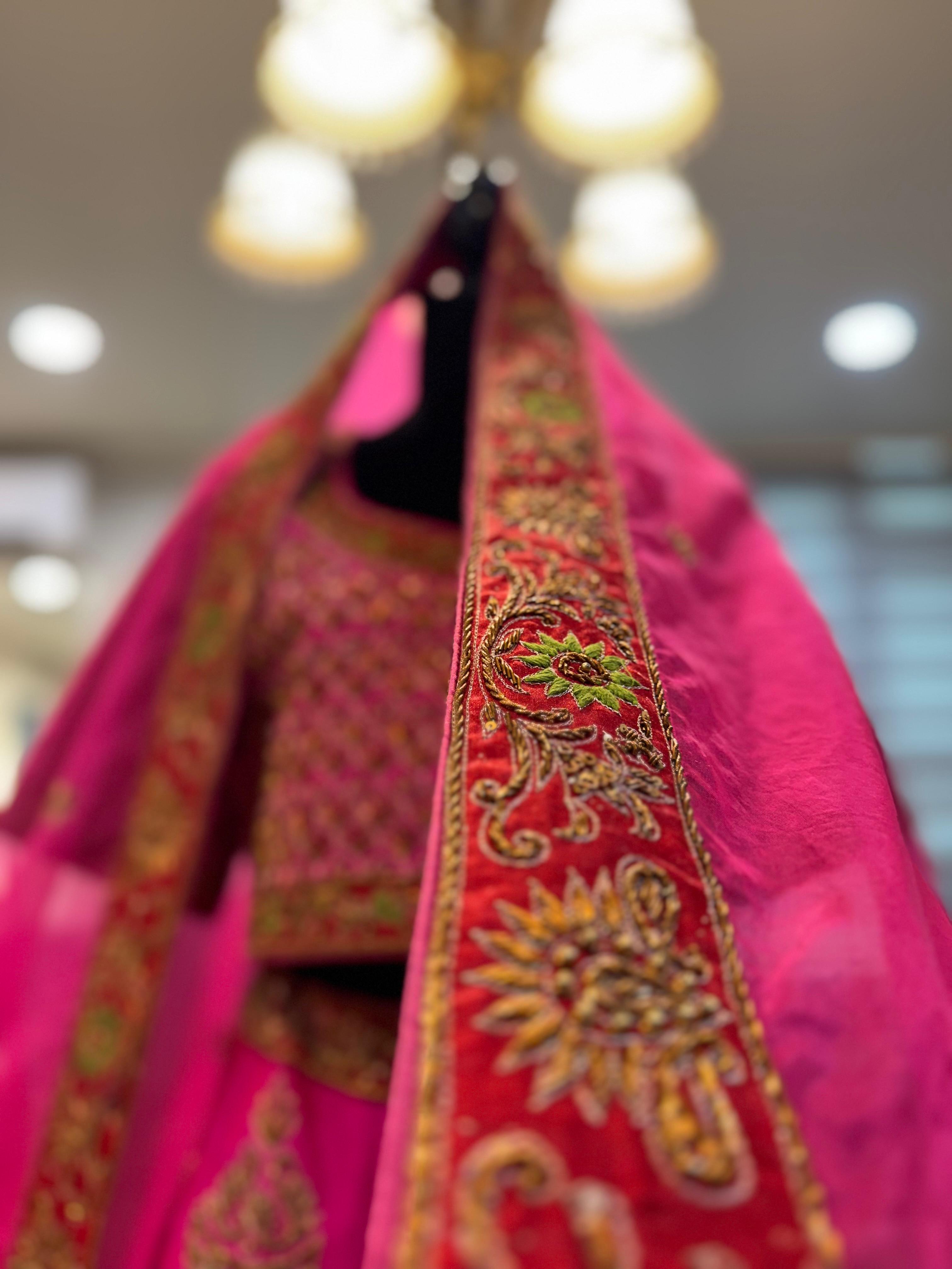 Royal Magenta Petal Lehenga