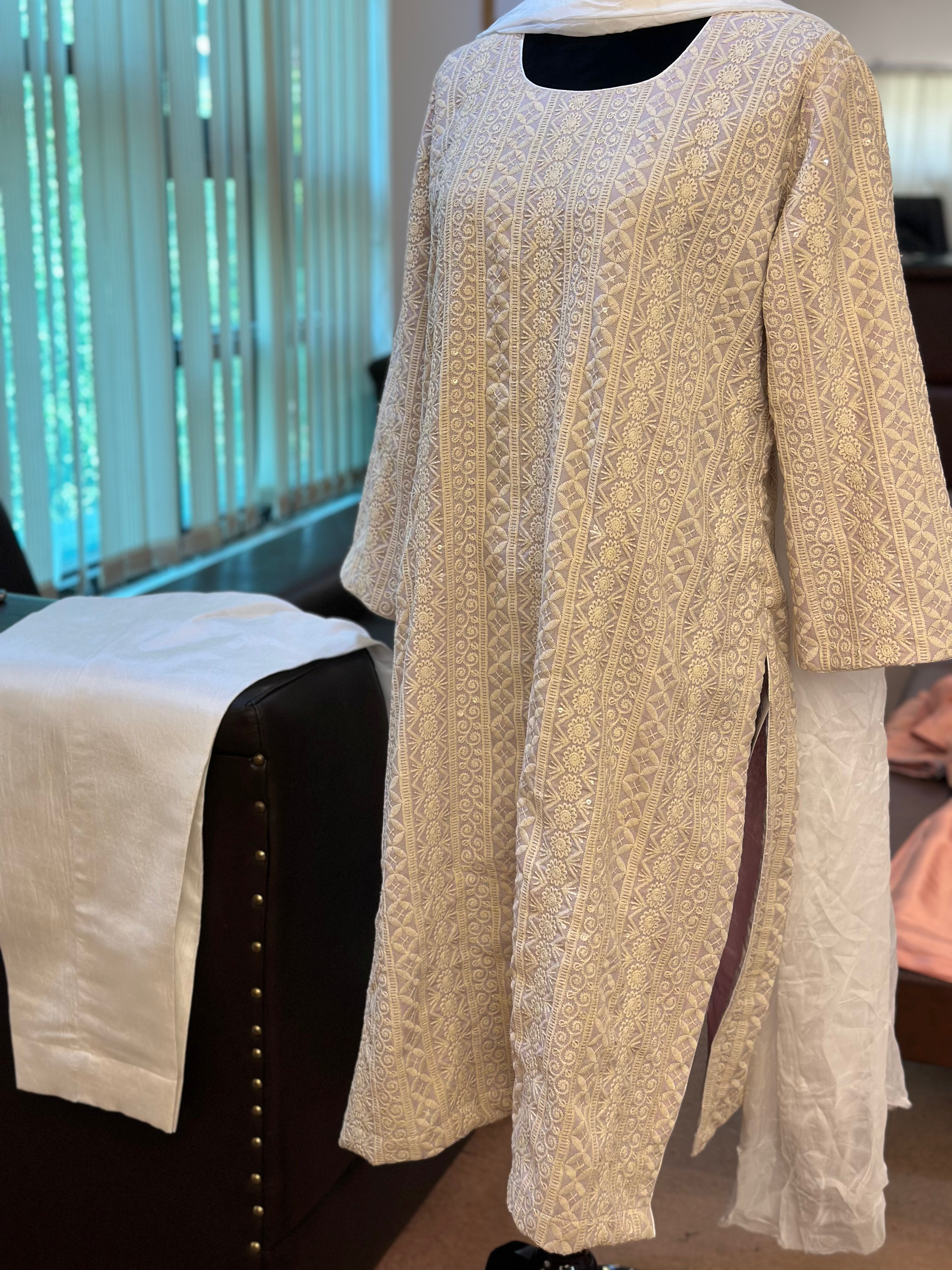 Kurta set 3pc stitched pbks614