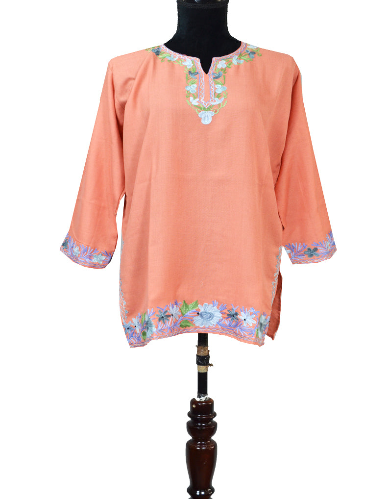 short embroidery kurti SK003