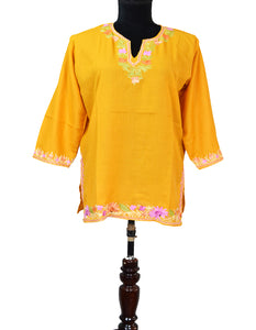 short embroidery kurti SK005