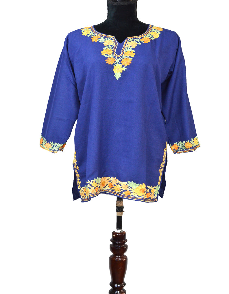 short embroidery kurti SK006
