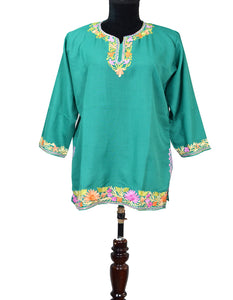 short embroidery kurti SK007