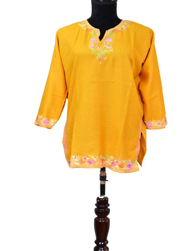 short embroidery kurti SK008