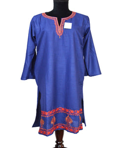 Sozni embroidery kurti SK011