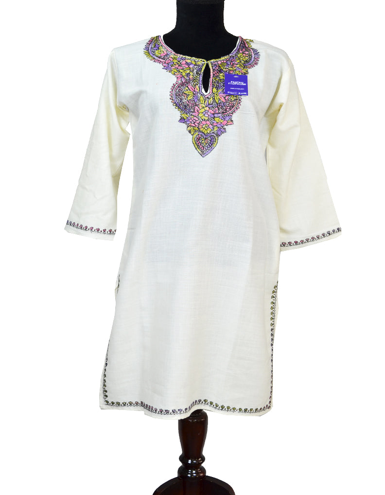 Sozni embroidery kurti SK015