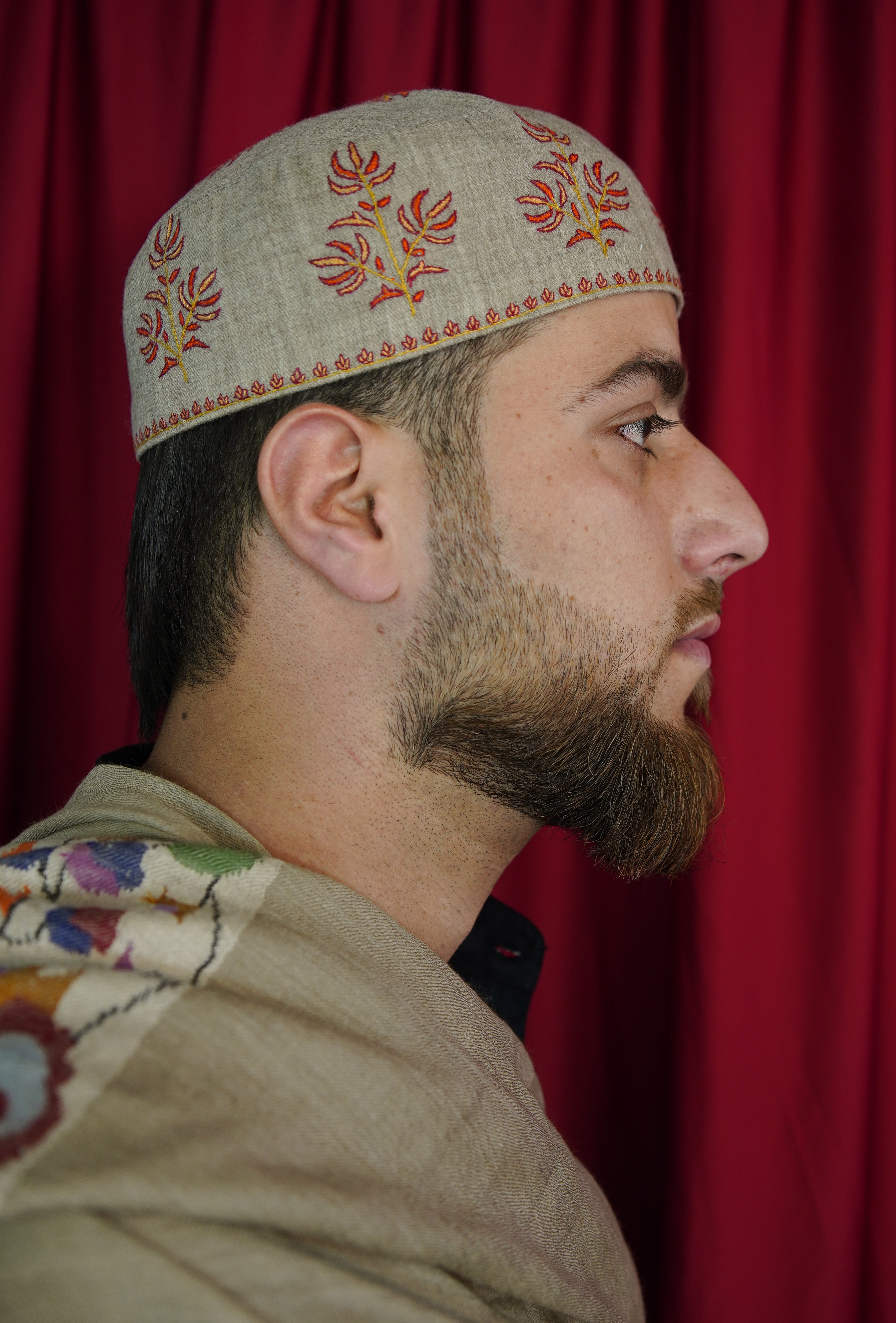 Sozni embroidery cap T012