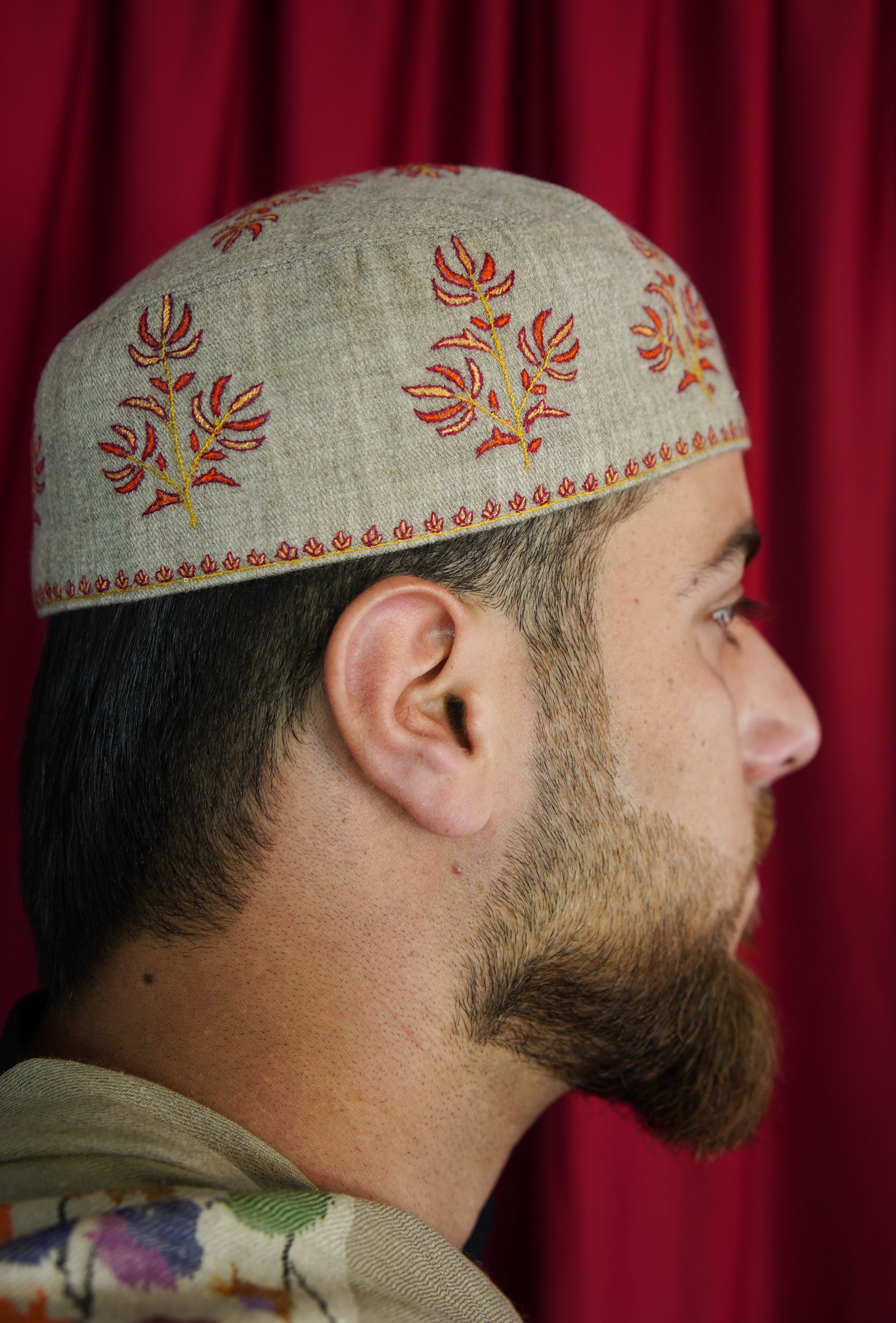 Sozni embroidery cap T012