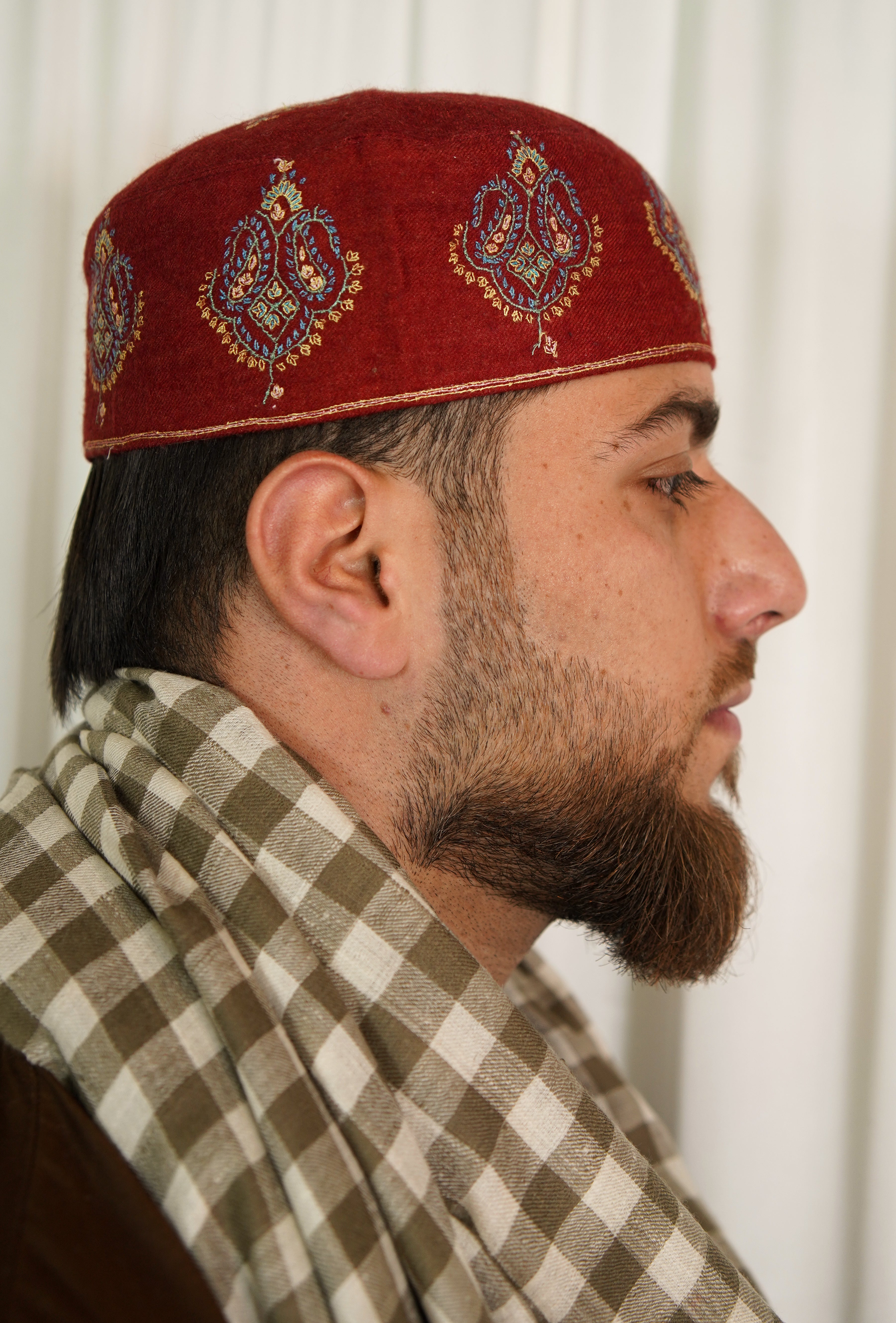 Sozni embroidery cap T023