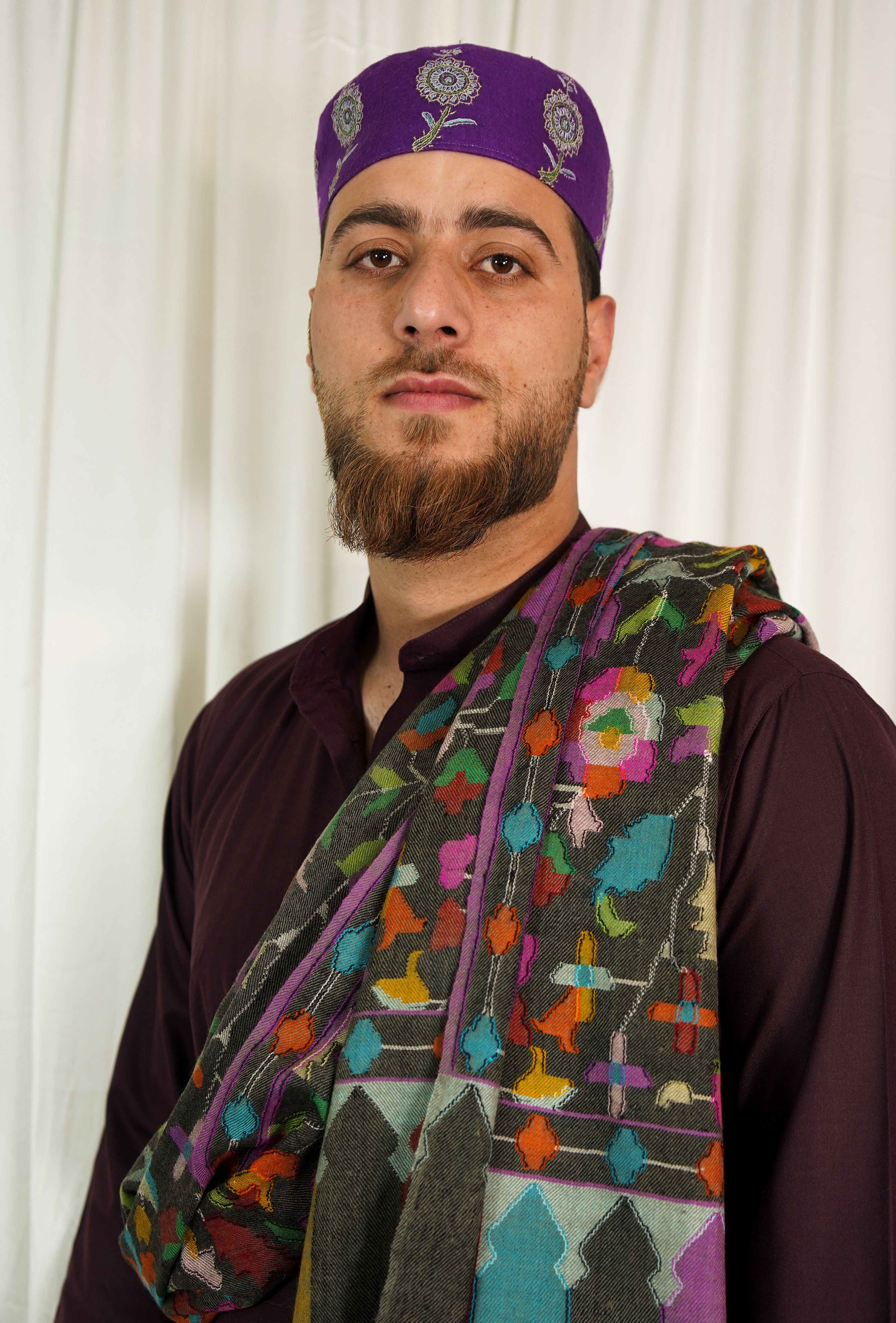 Sozni embroidery cap T029