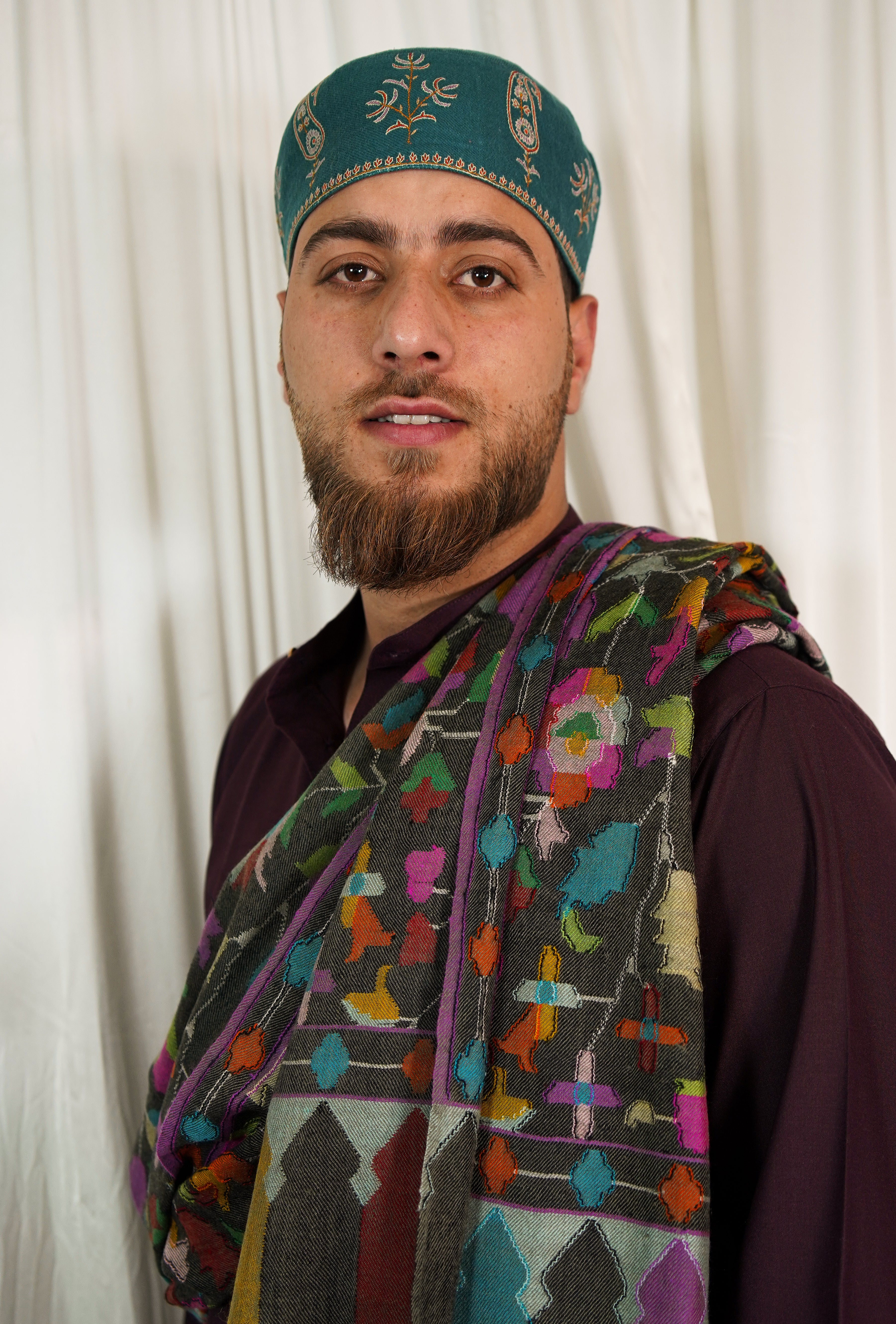 Sozni embroidery cap T031