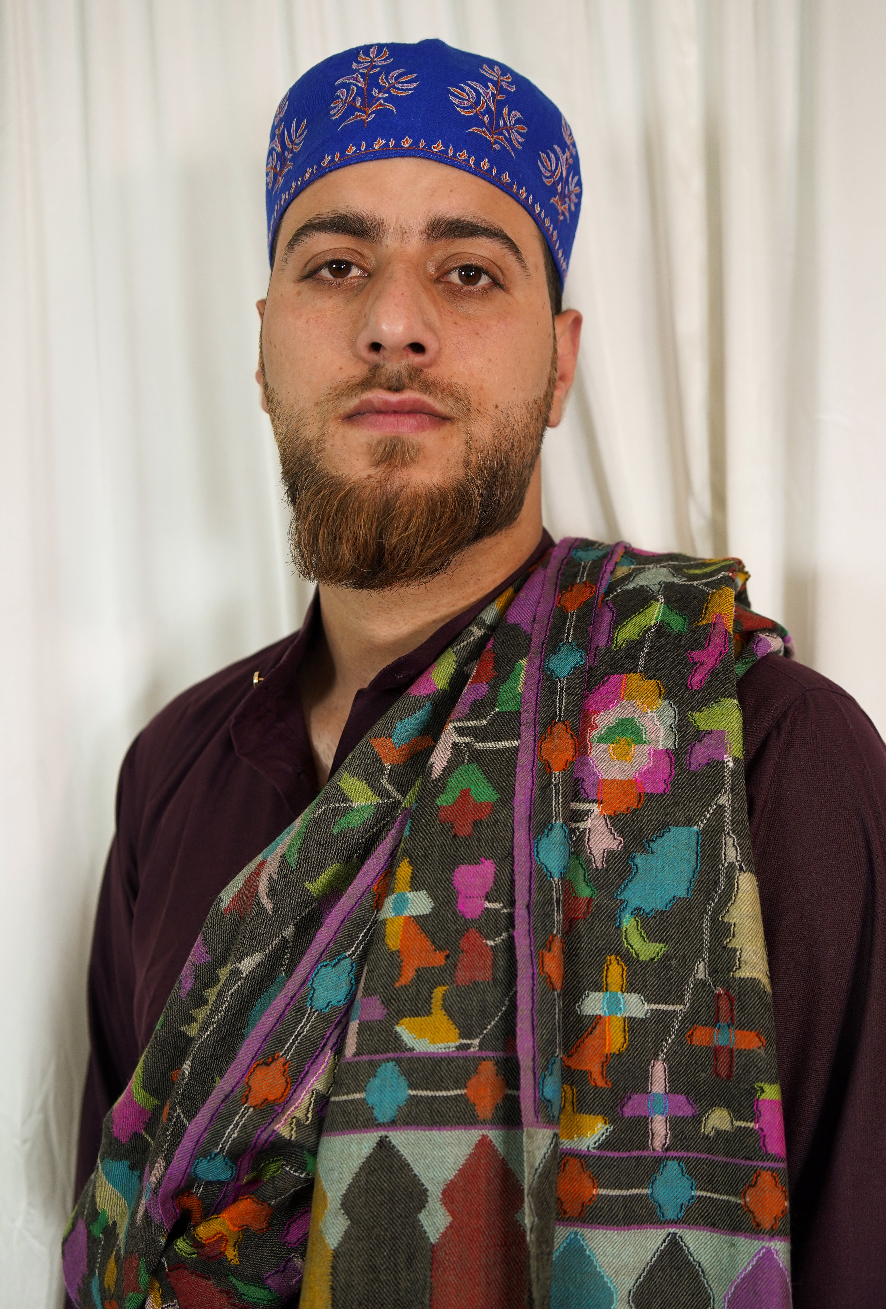 Sozni embroidery cap T032