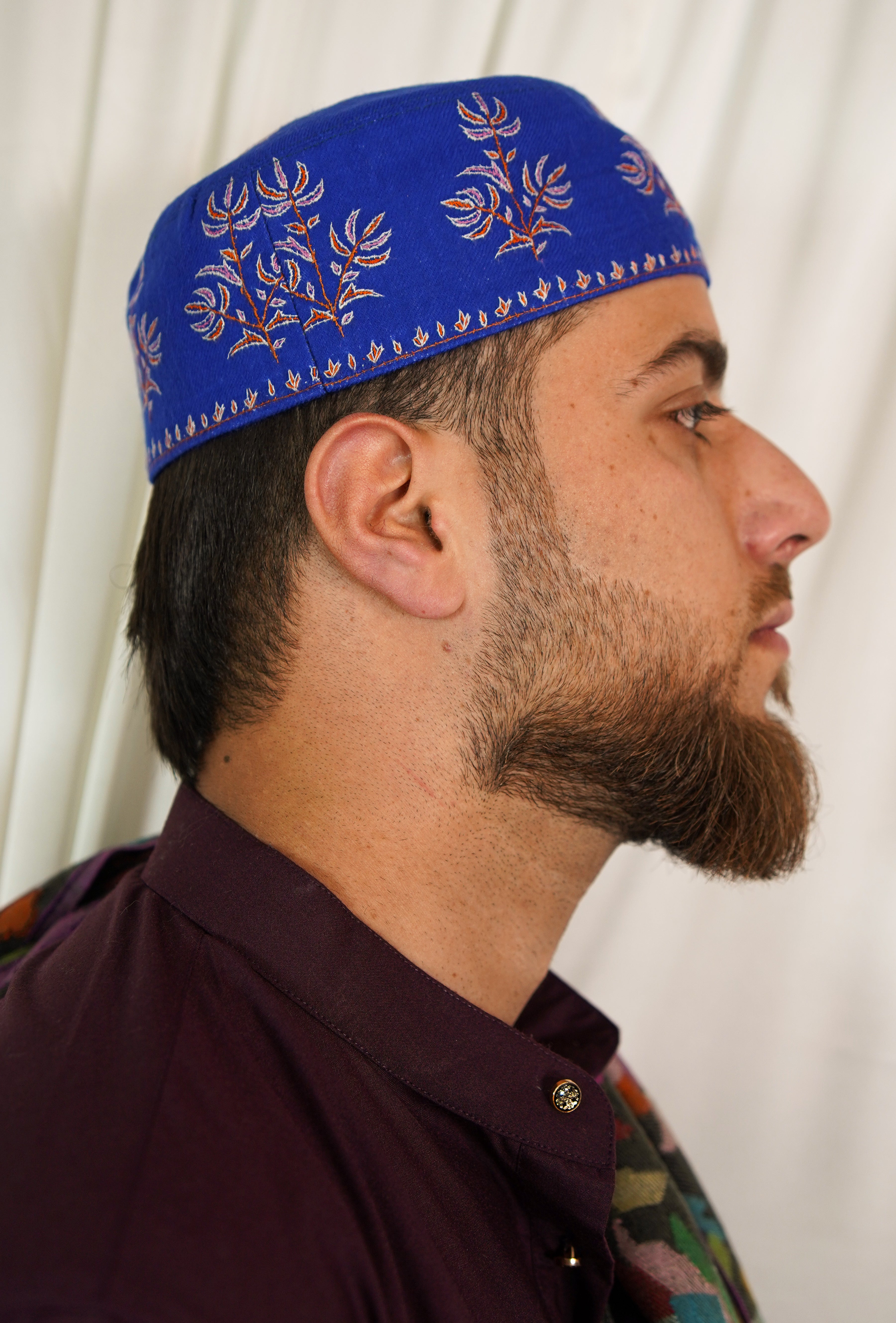 Sozni embroidery cap T032