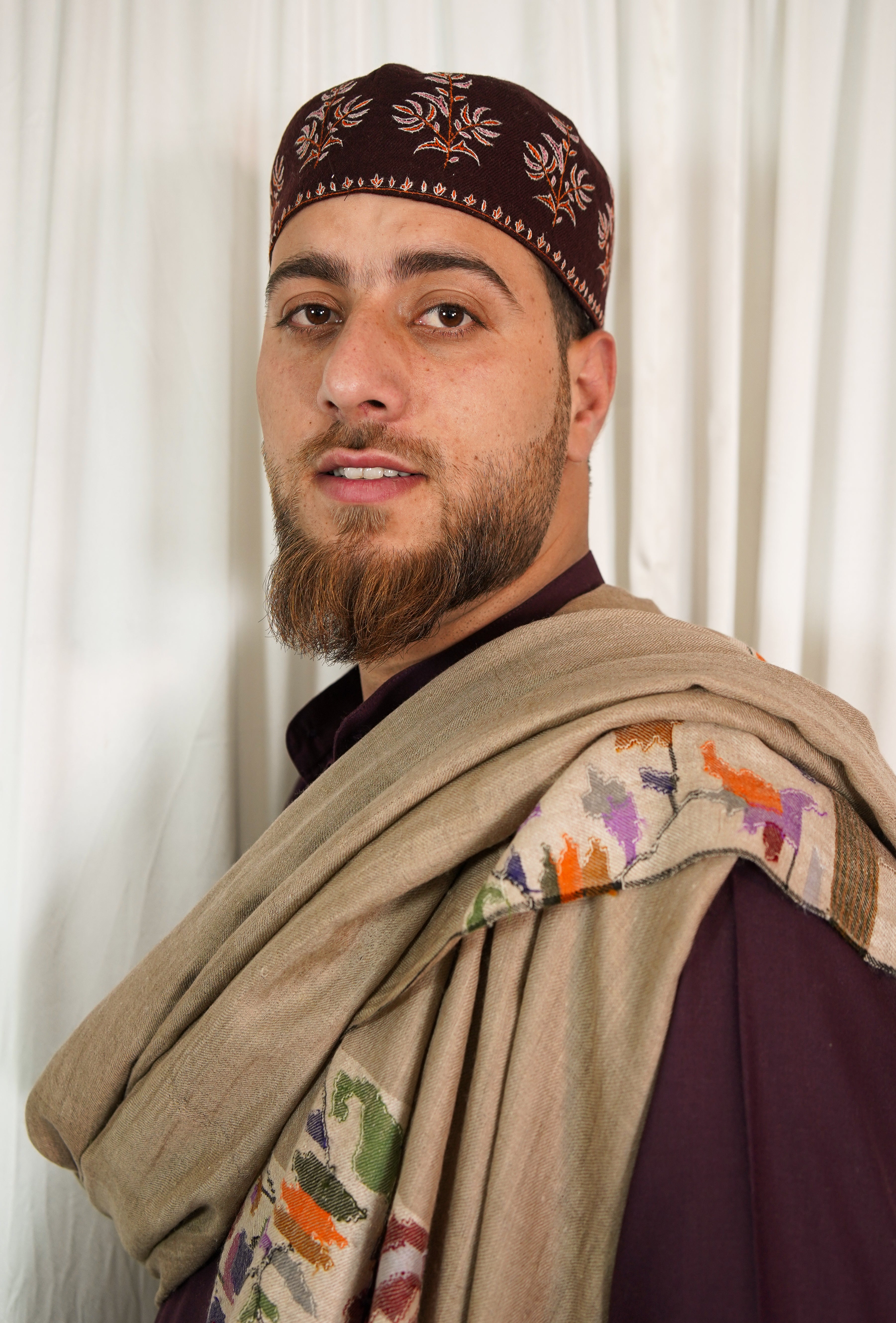 Sozni embroidery cap T035