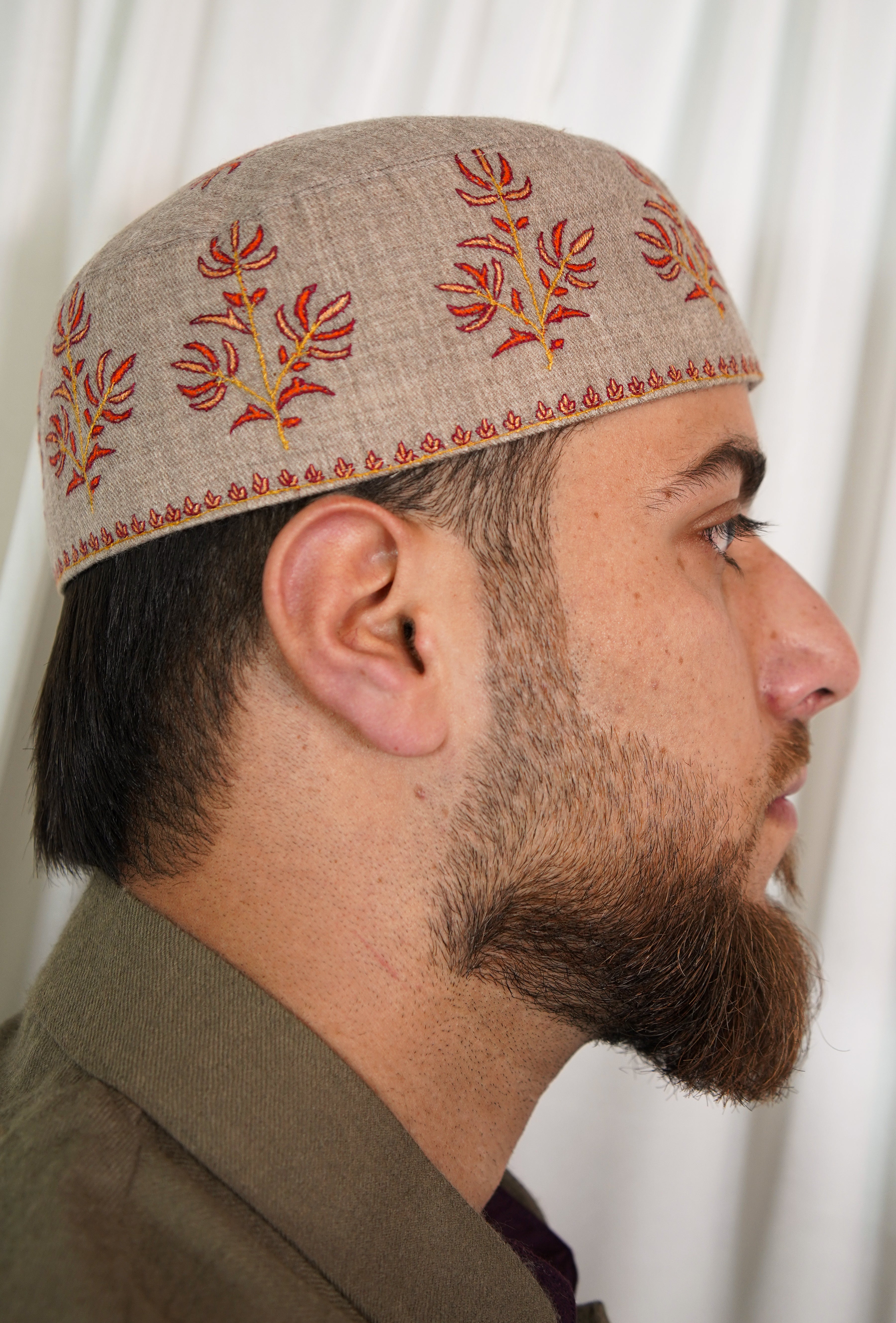 Sozni embroidery cap T036