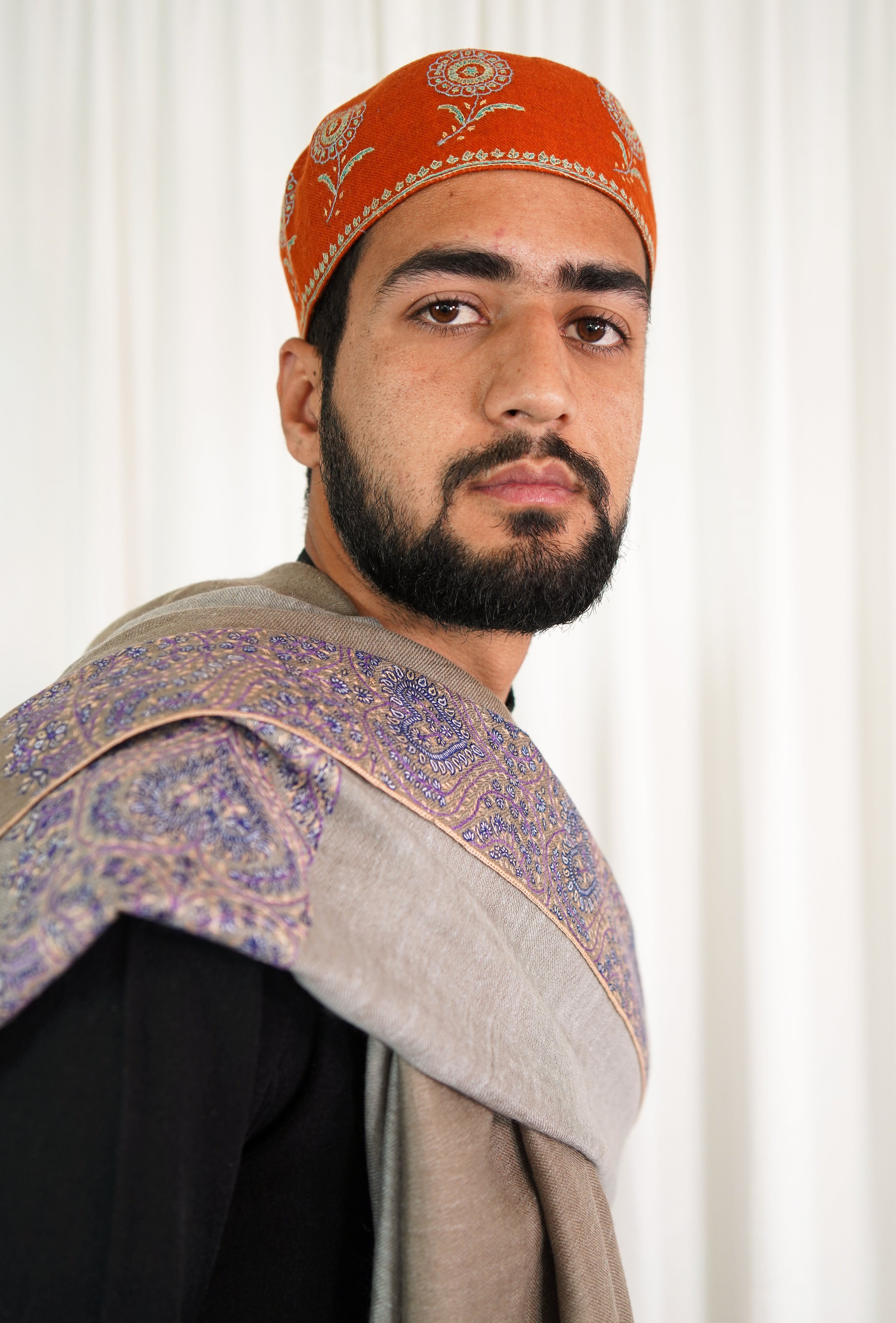 Sozni embroidery cap T042