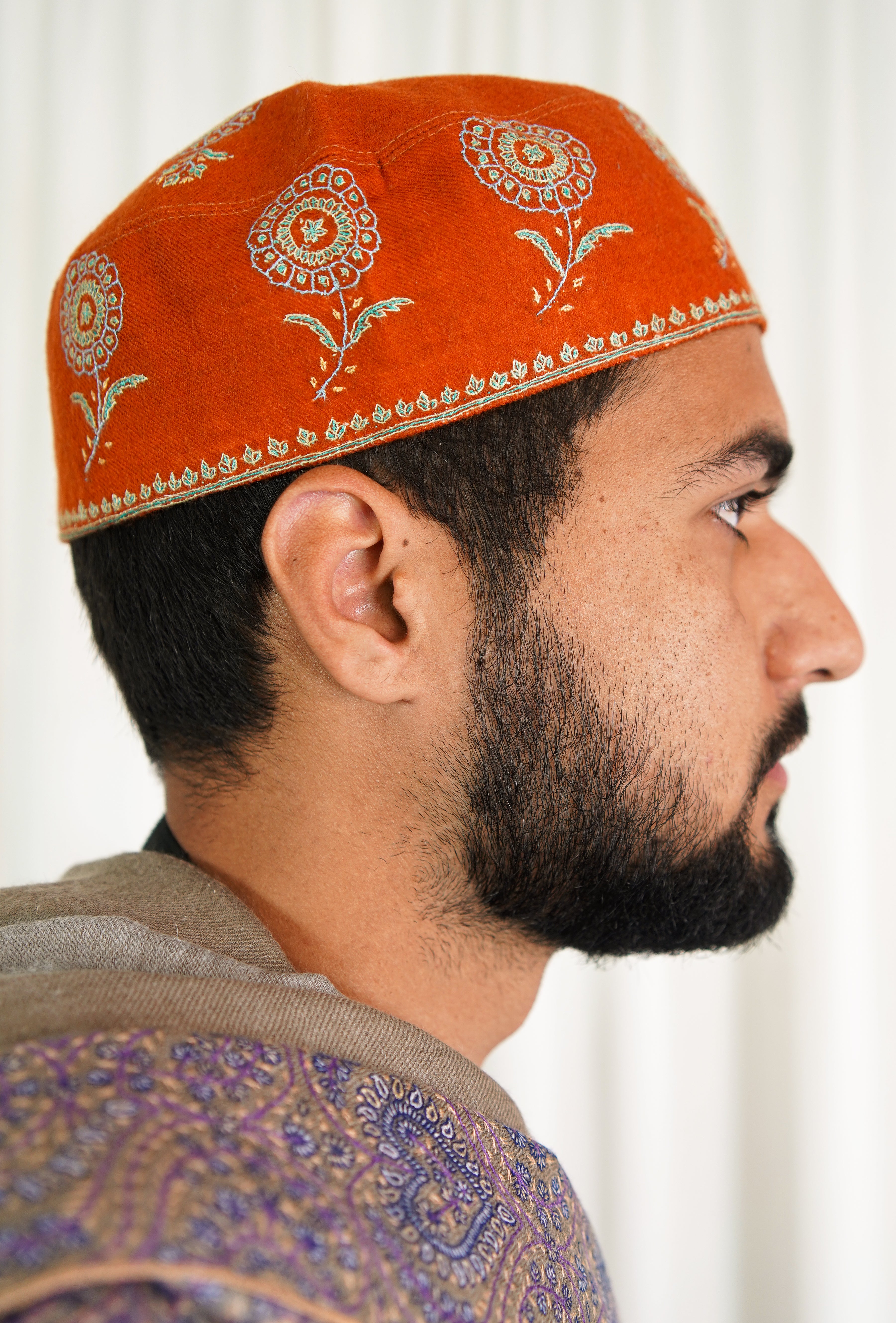 Sozni embroidery cap T042