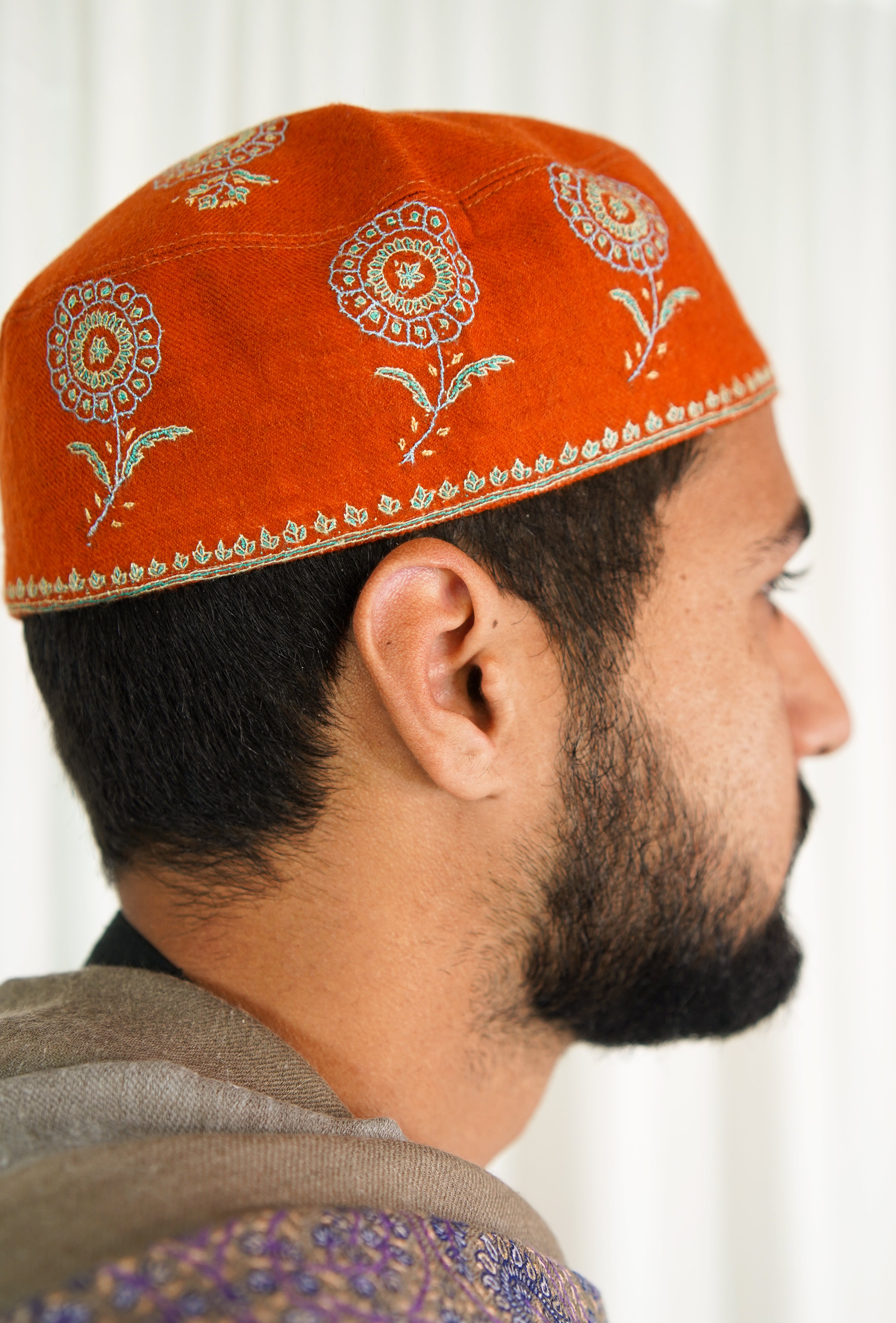 Sozni embroidery cap T042