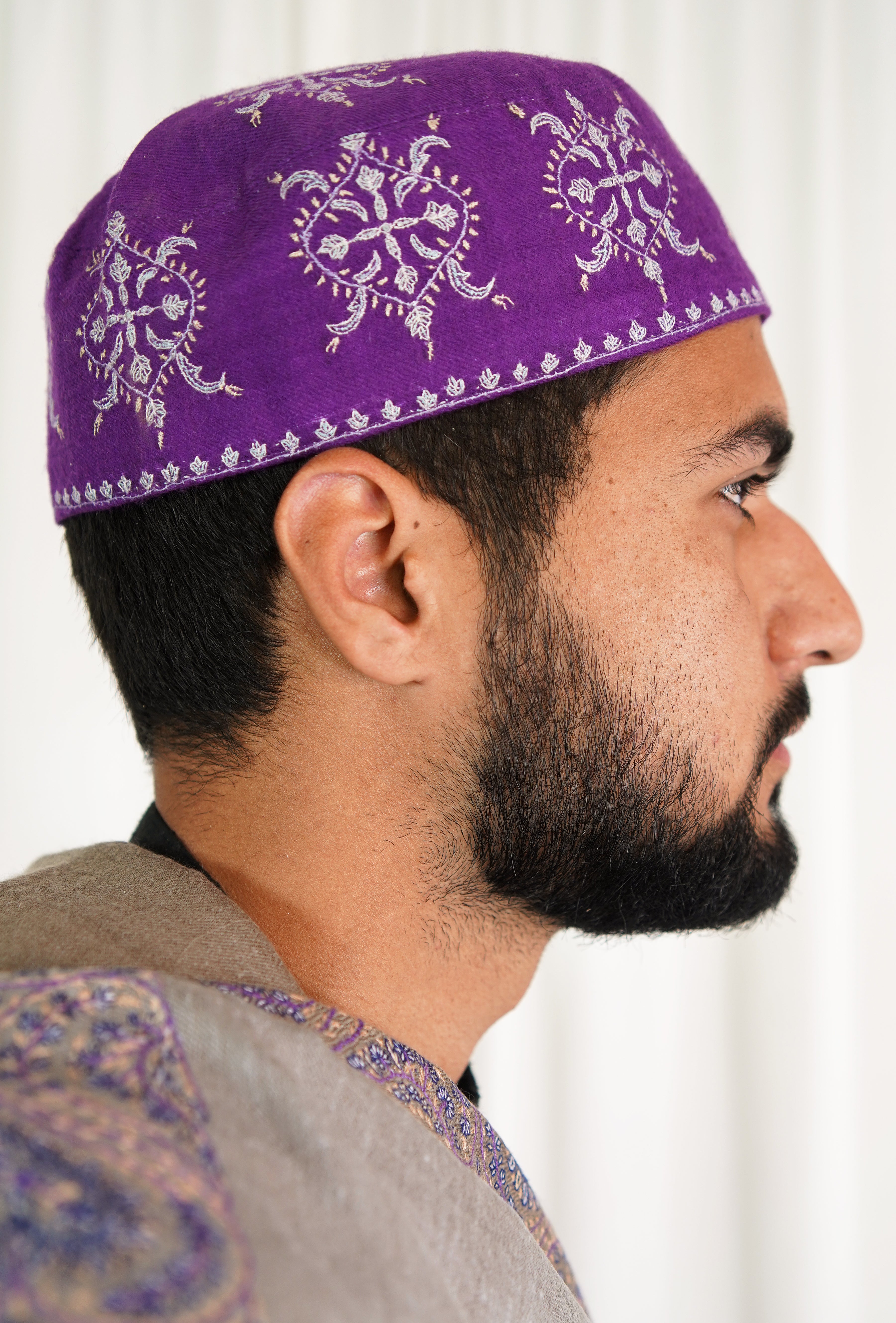 Sozni embroidery cap T043