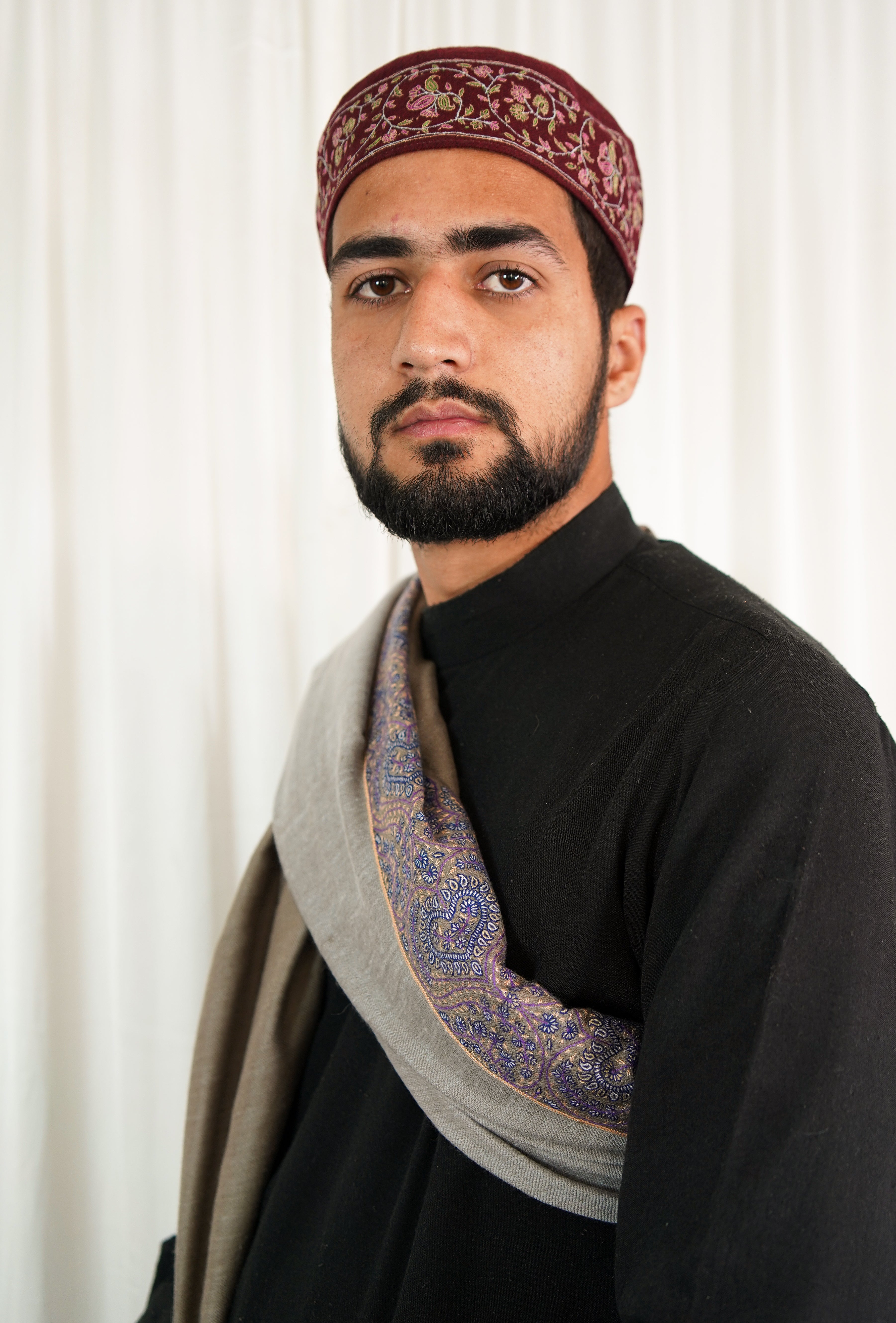 Sozni embroidery cap T044