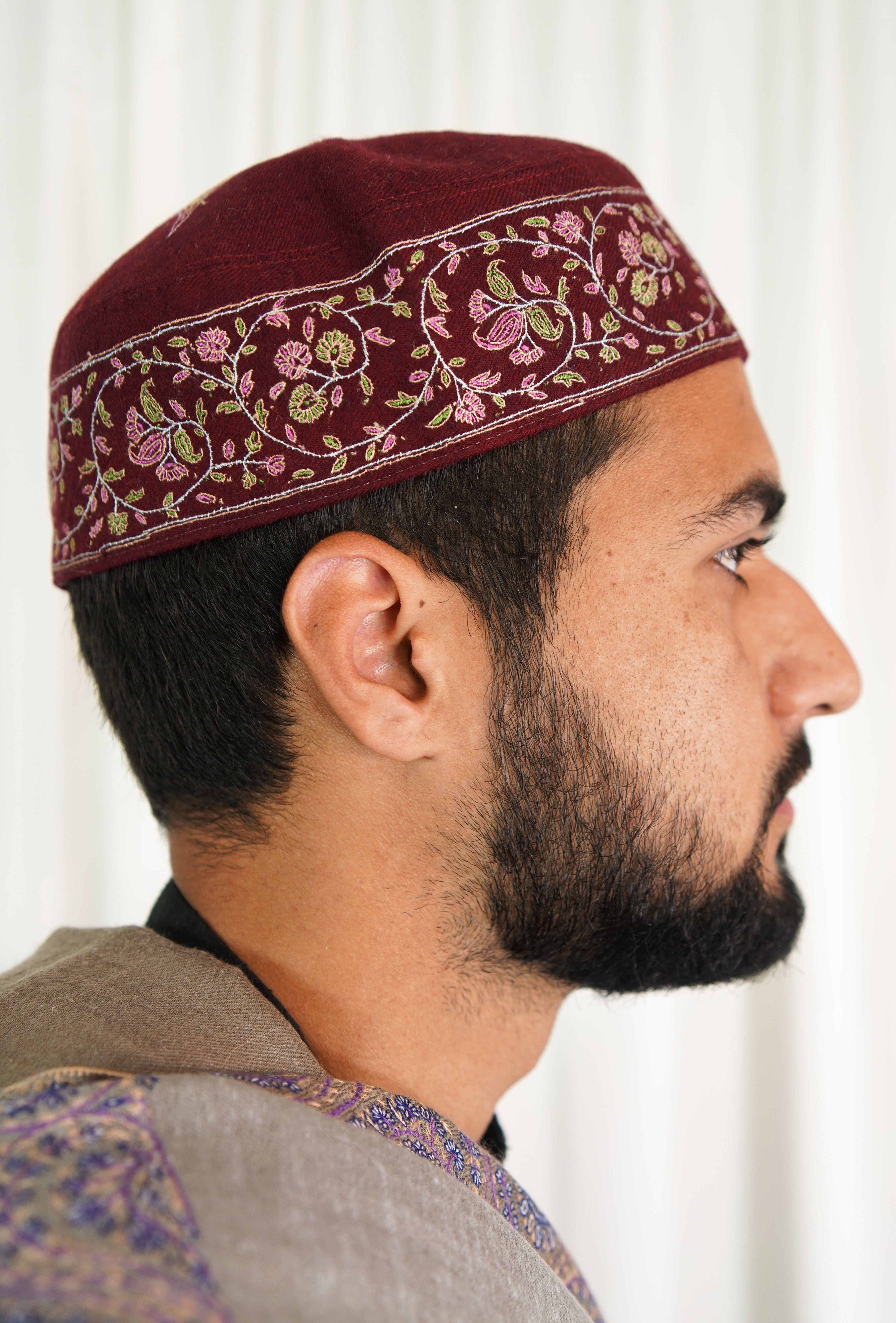 Sozni embroidery cap T044