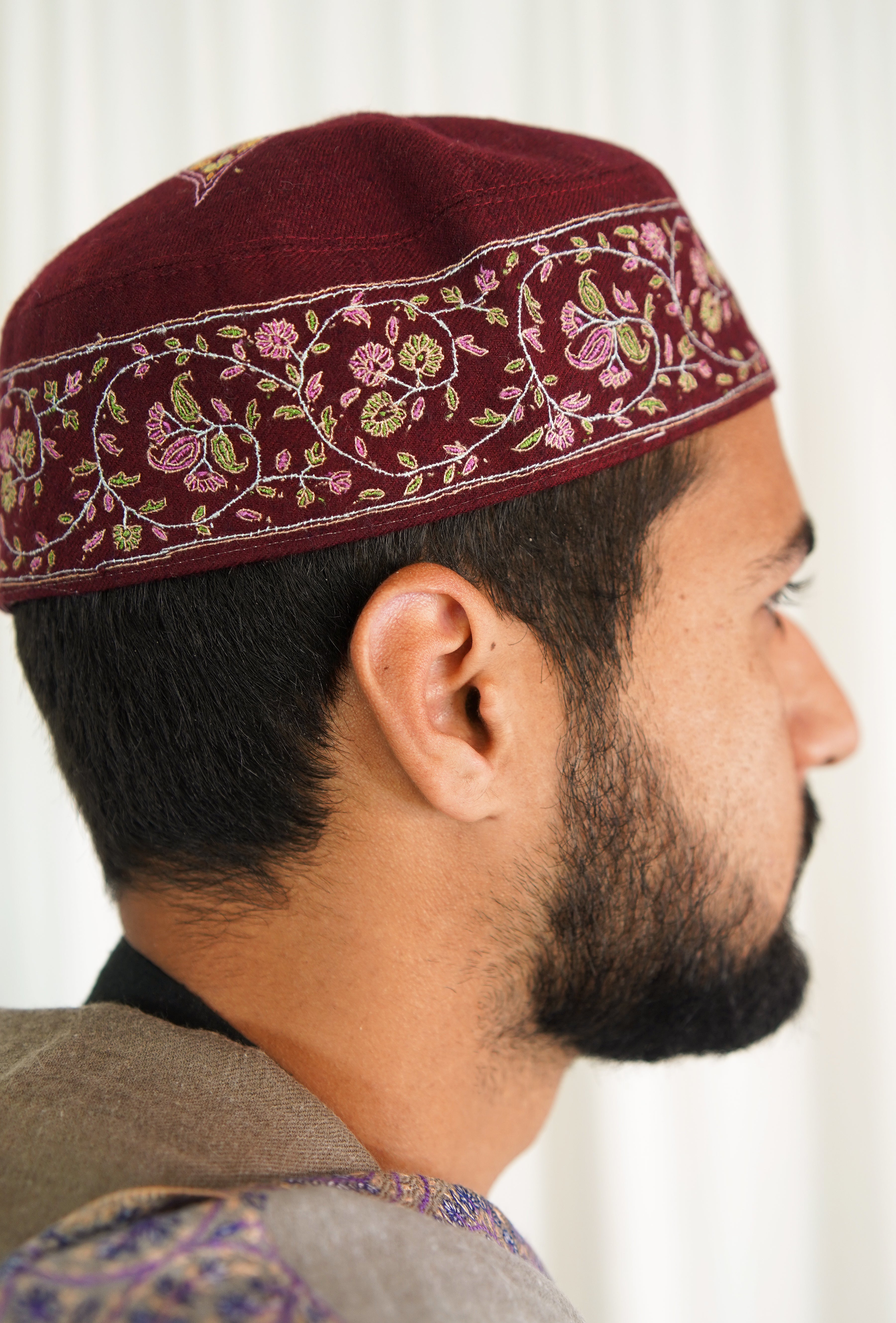 Sozni embroidery cap T044