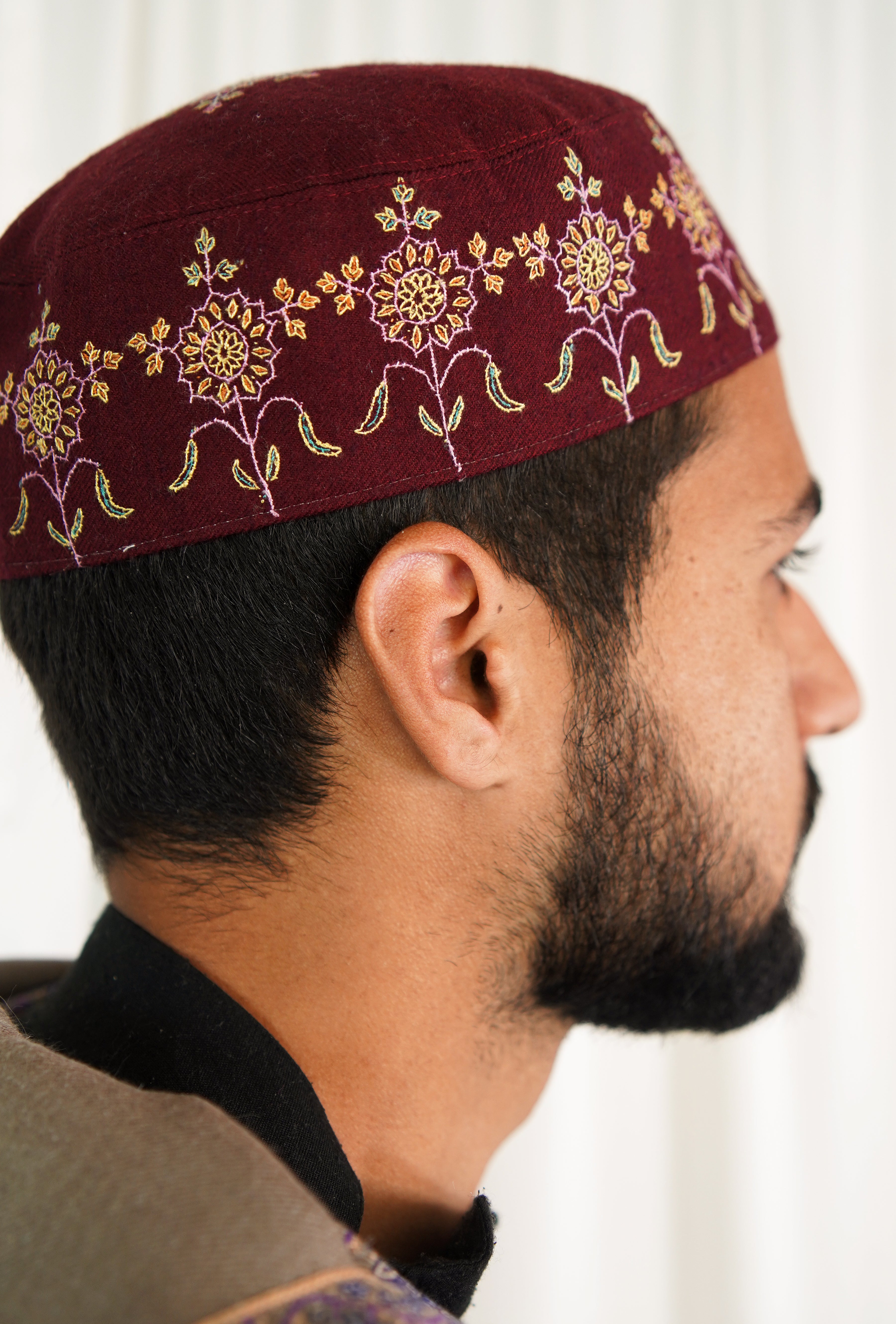 Sozni embroidery cap T046
