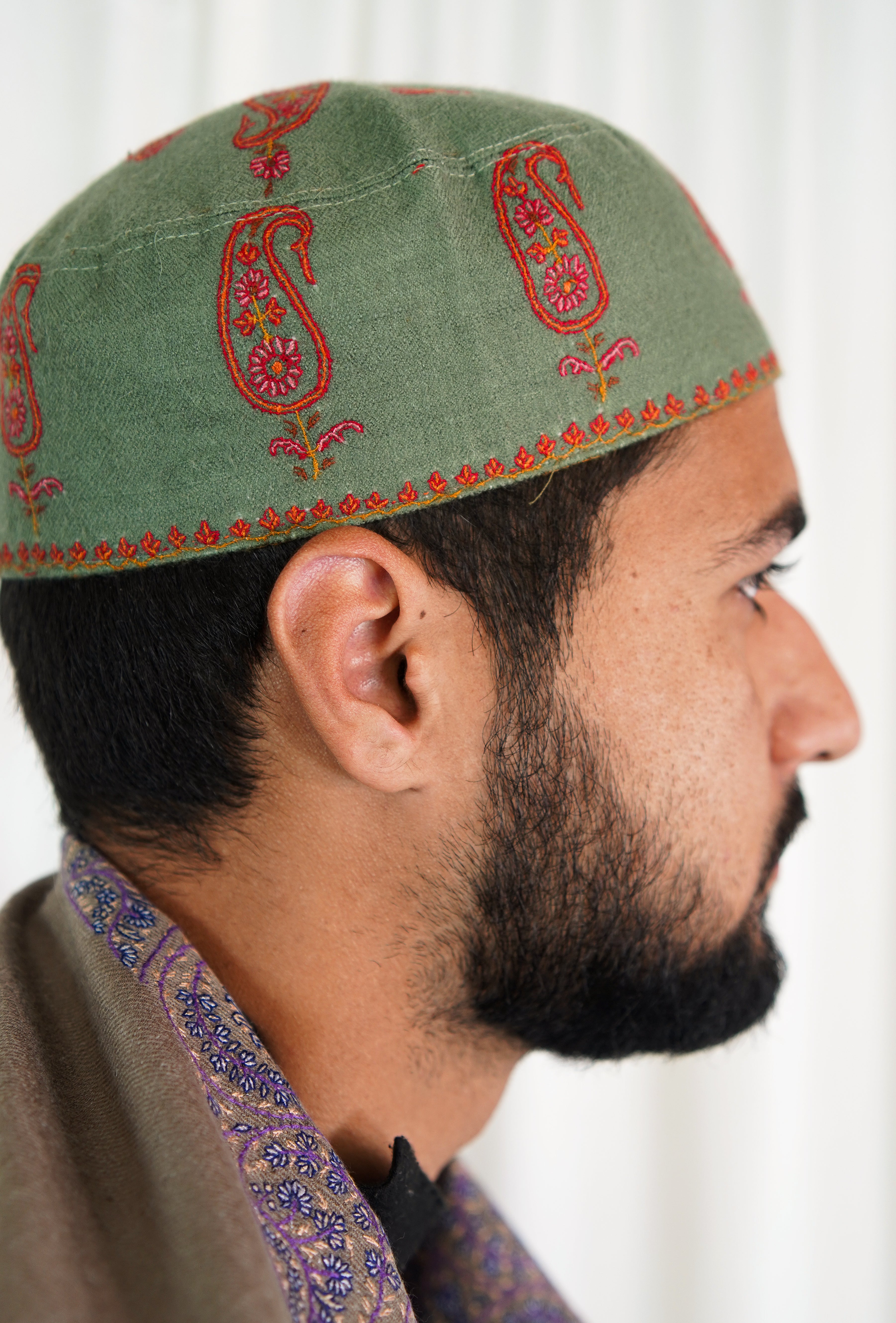 Sozni embroidery cap T047