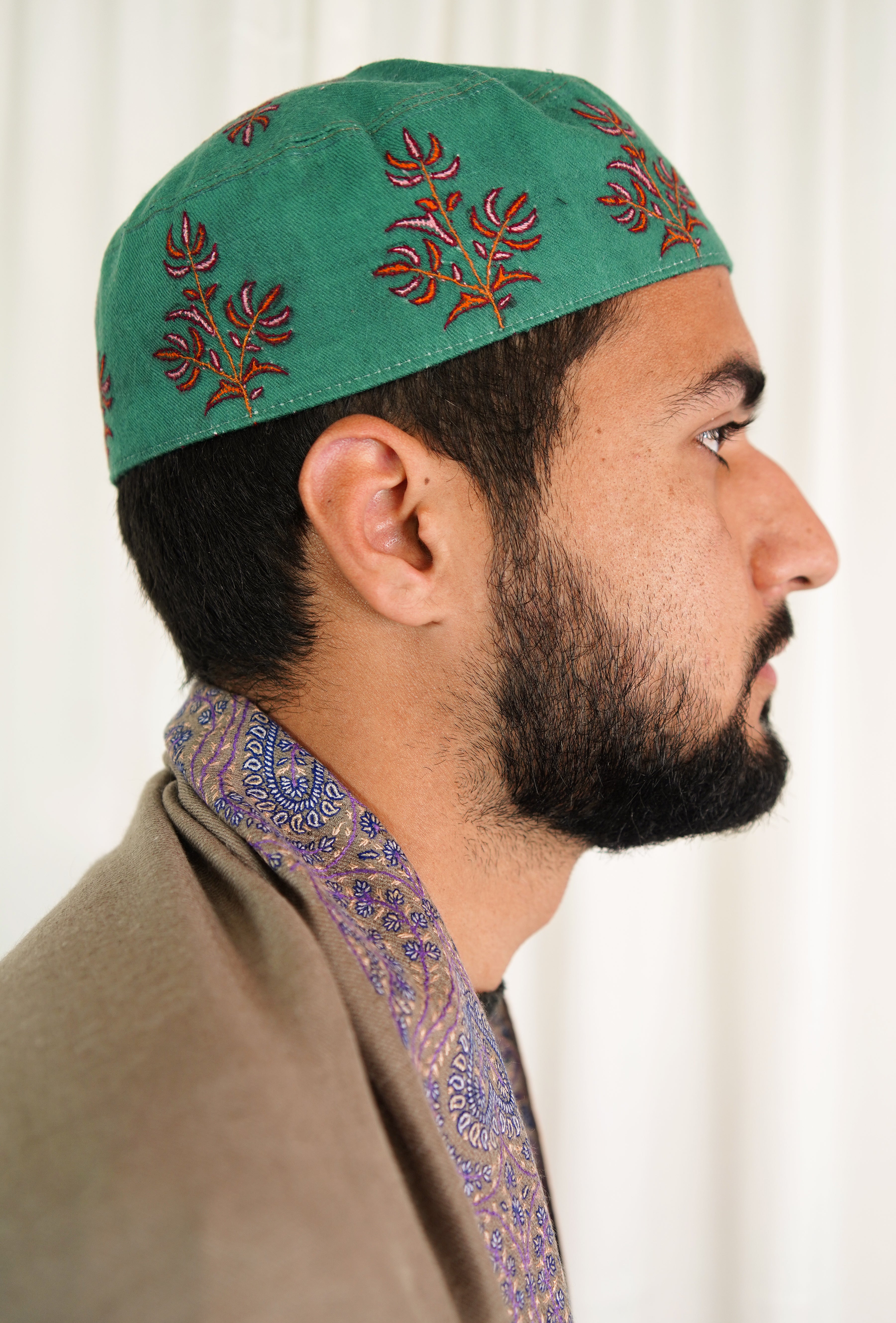 Sozni embroidery cap T048