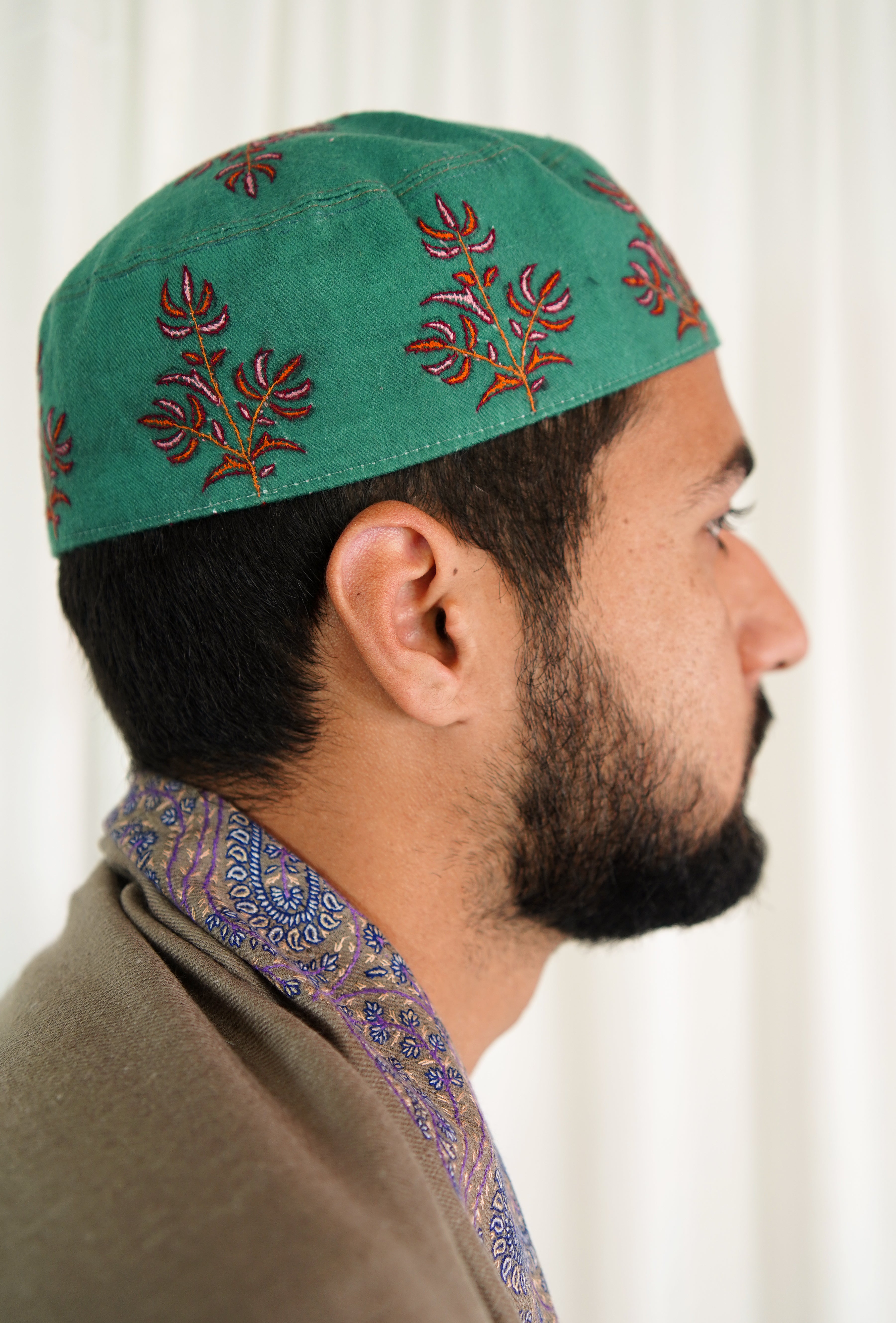 Sozni embroidery cap T048