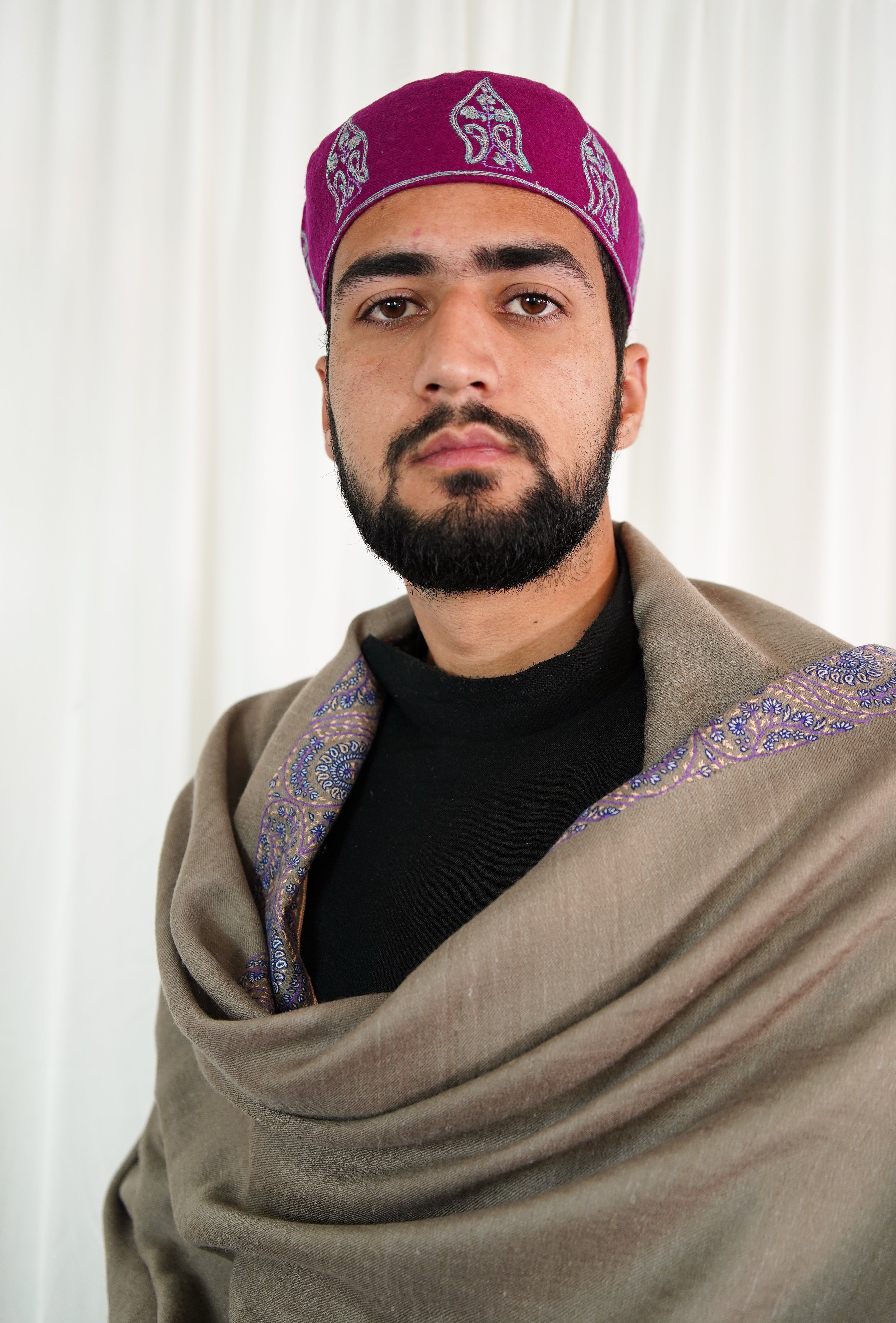 Sozni embroidery cap T049