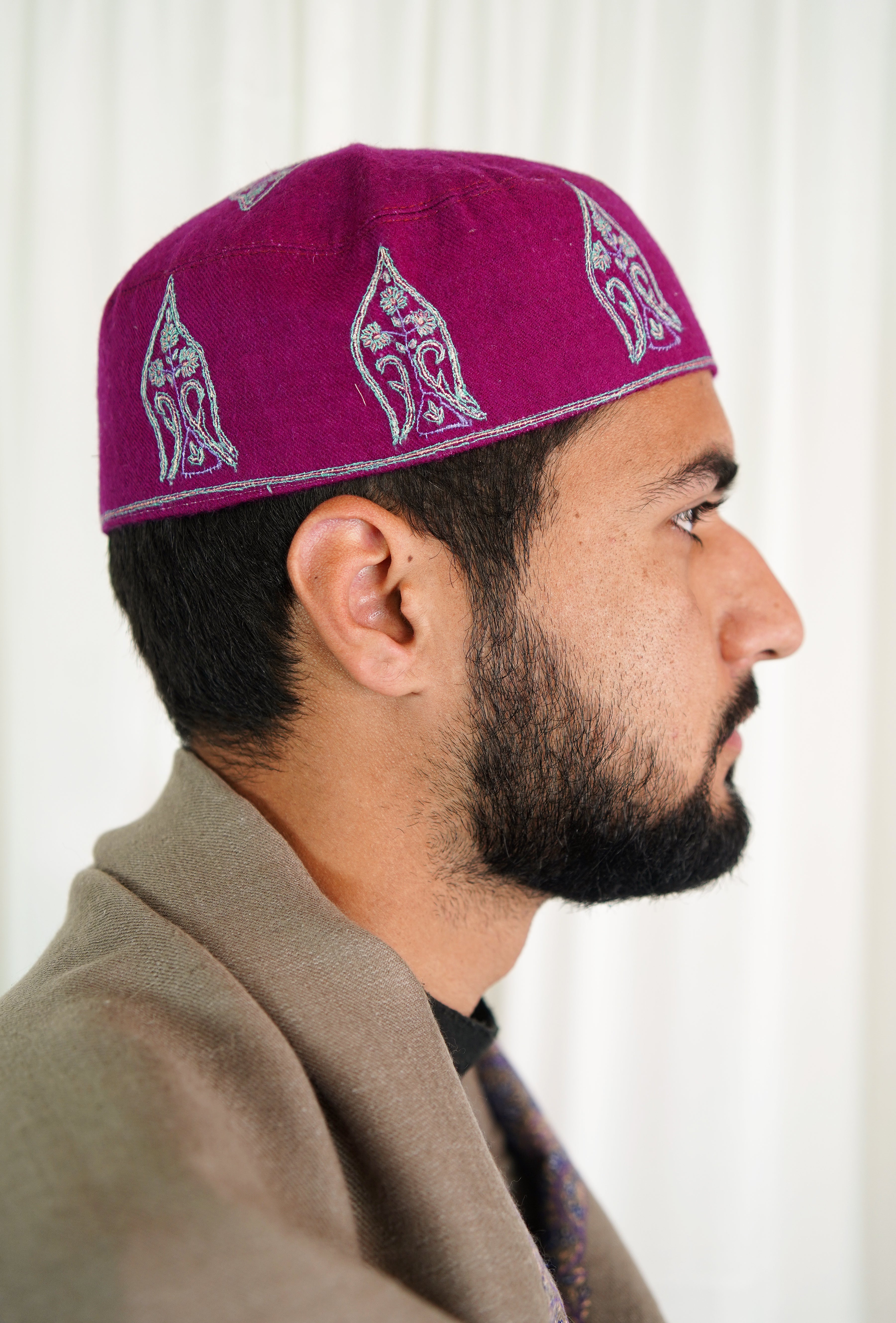 Sozni embroidery cap T049