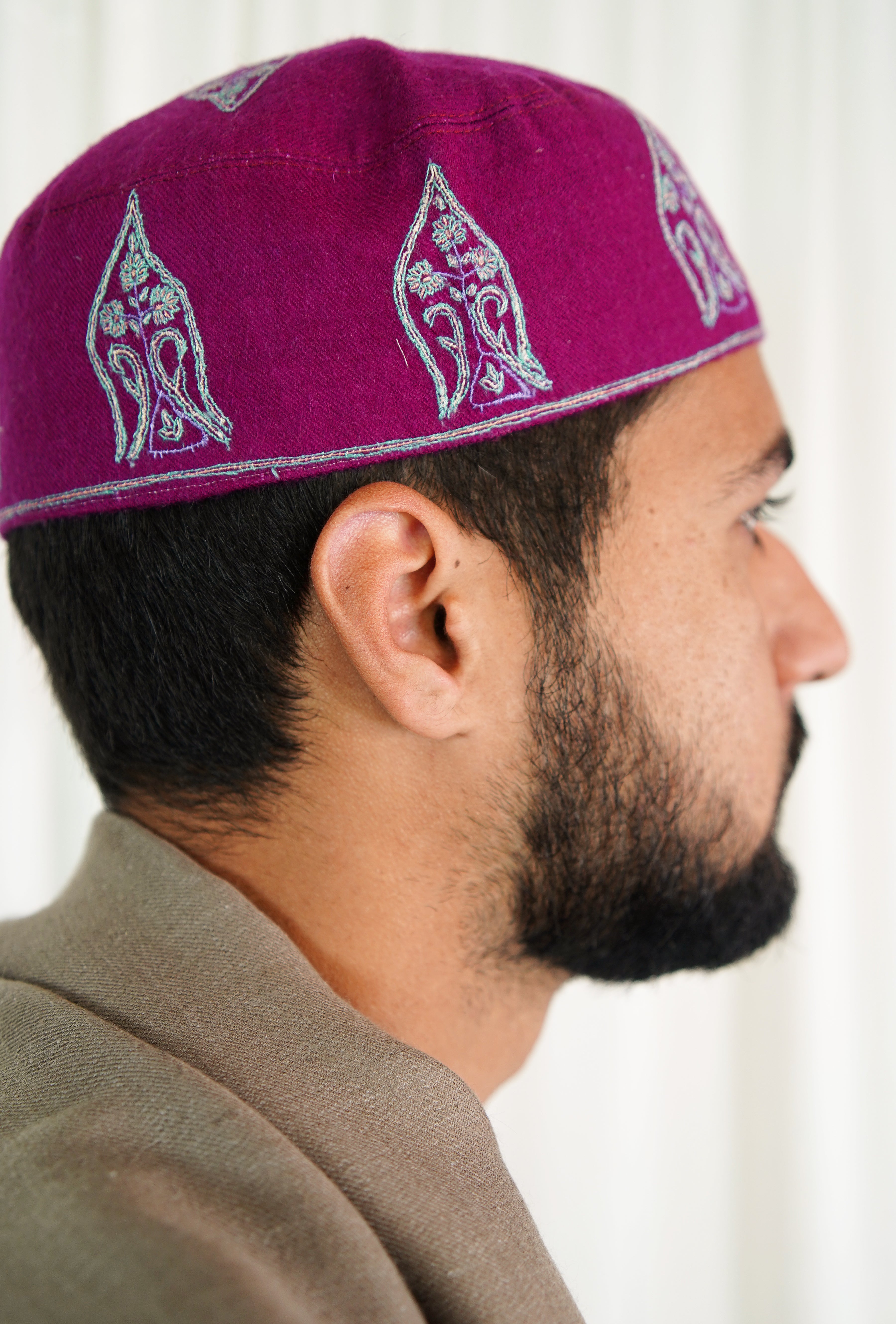 Sozni embroidery cap T049