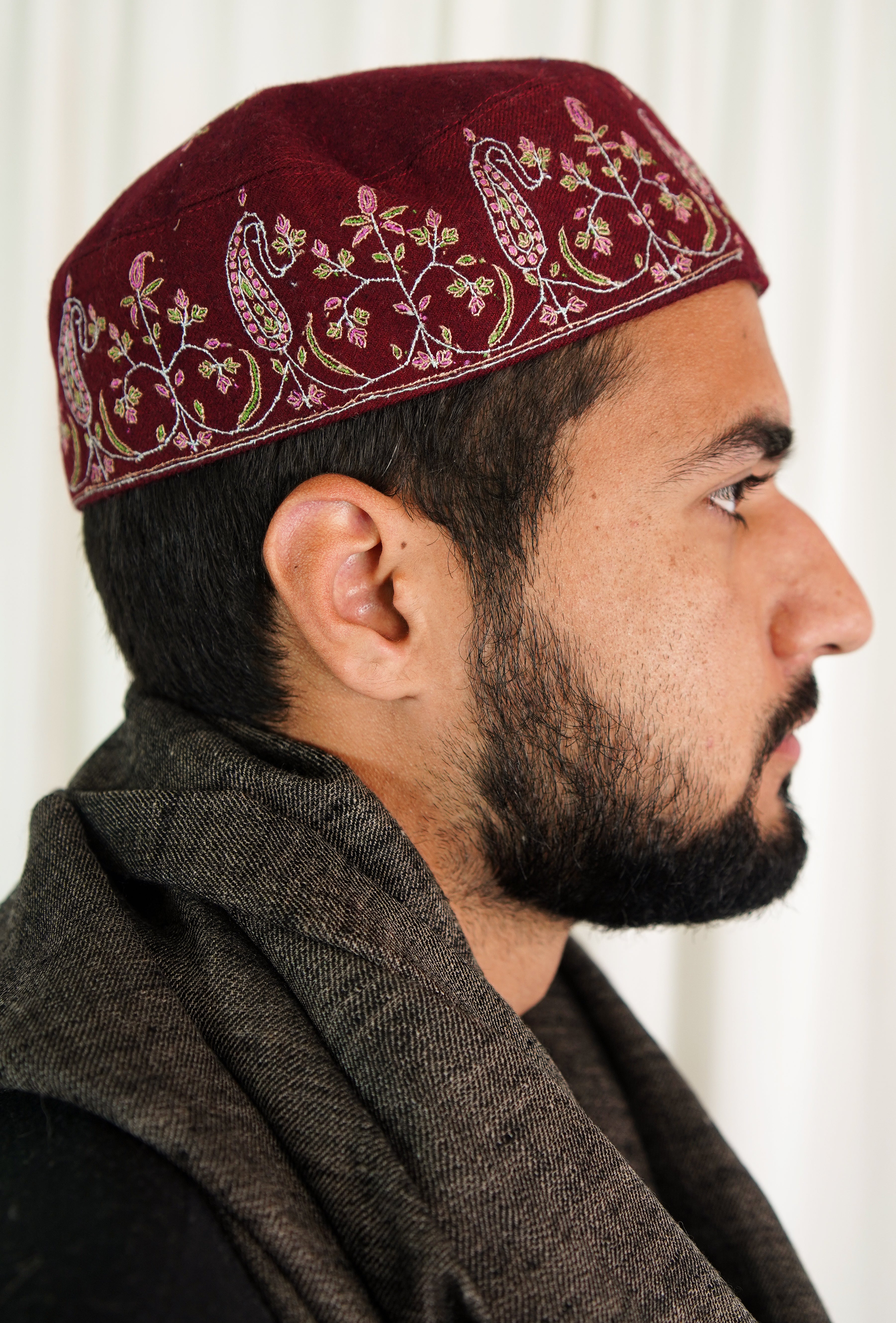 Sozni embroidery cap T052