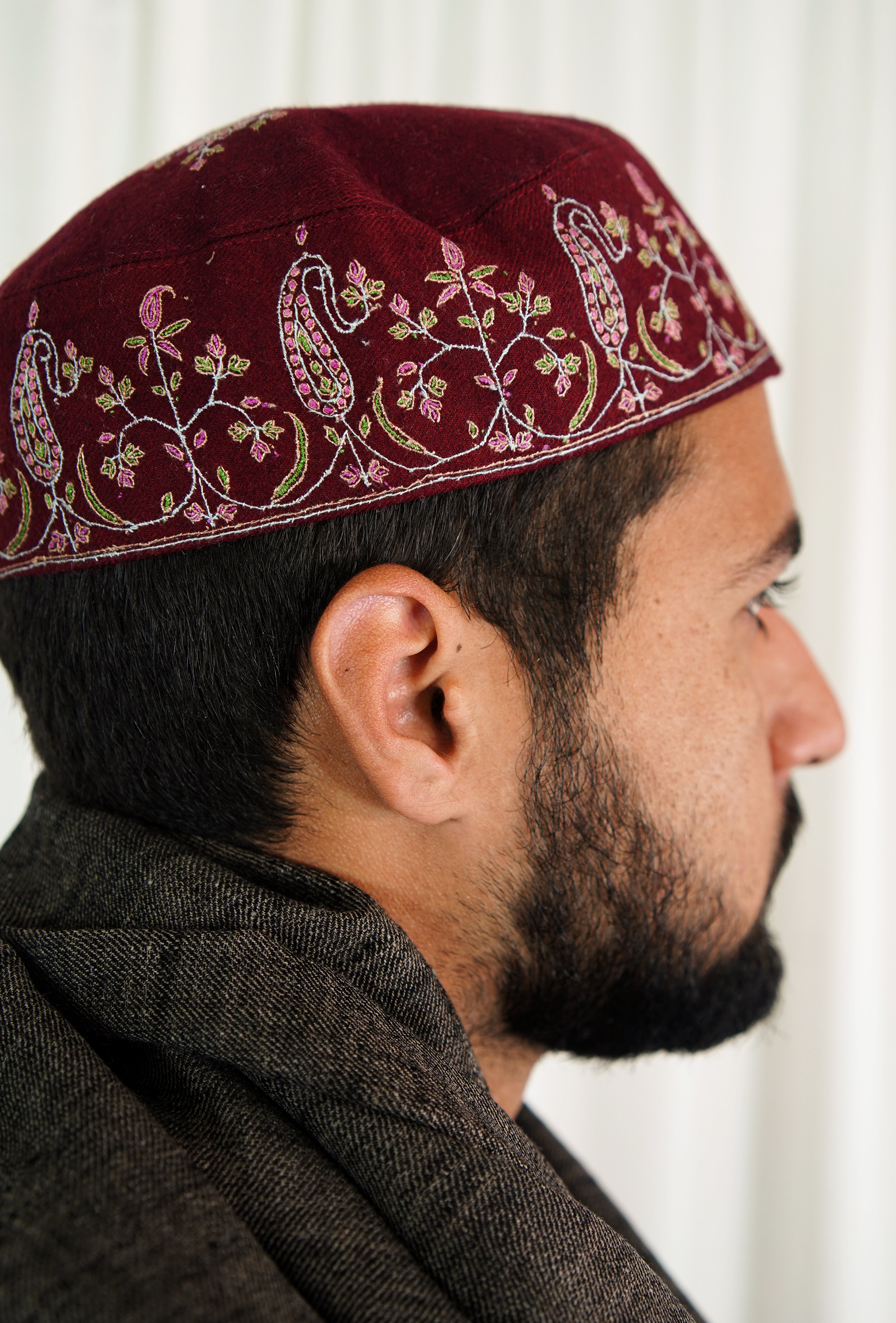 Sozni embroidery cap T052