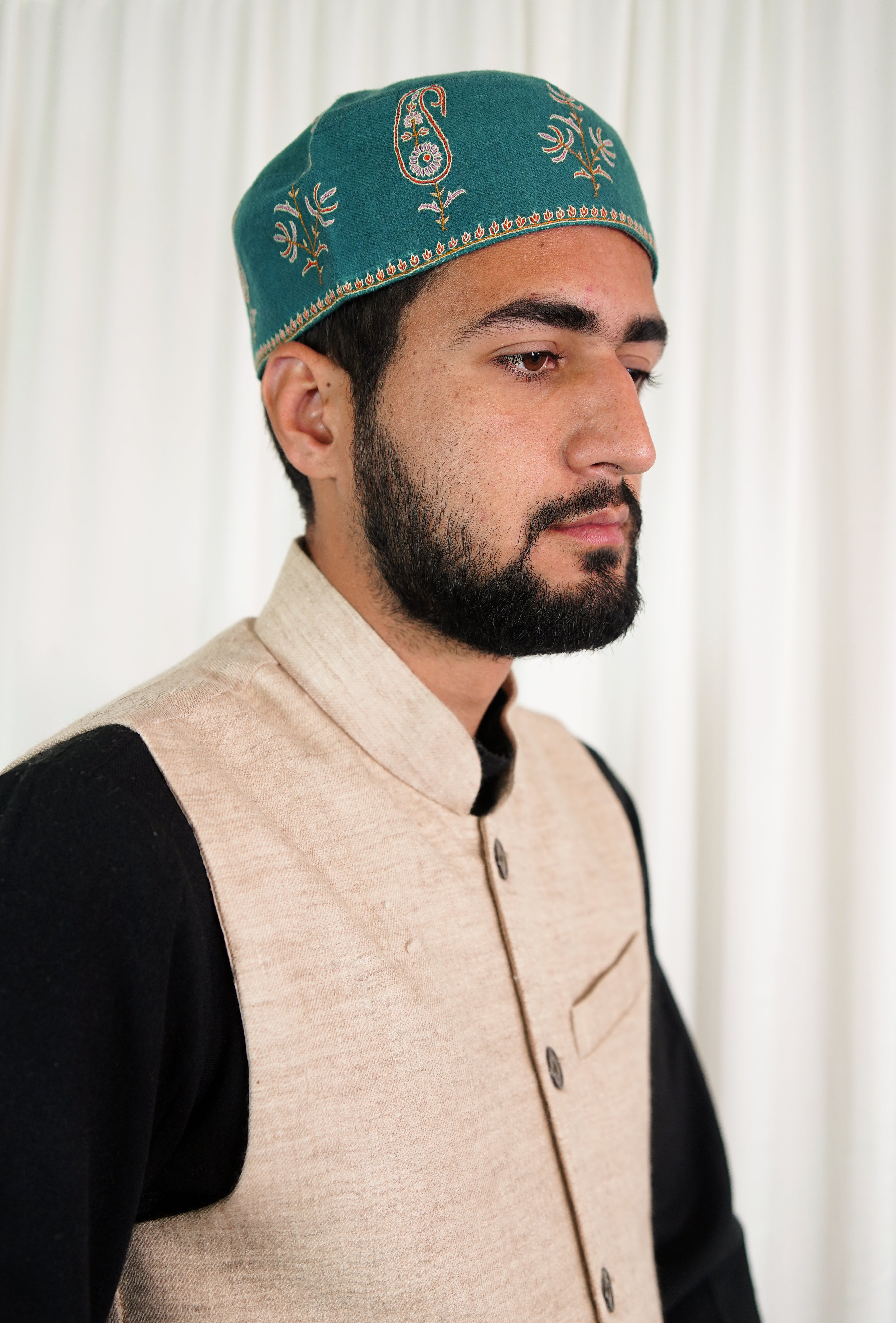 Sozni embroidery cap T065