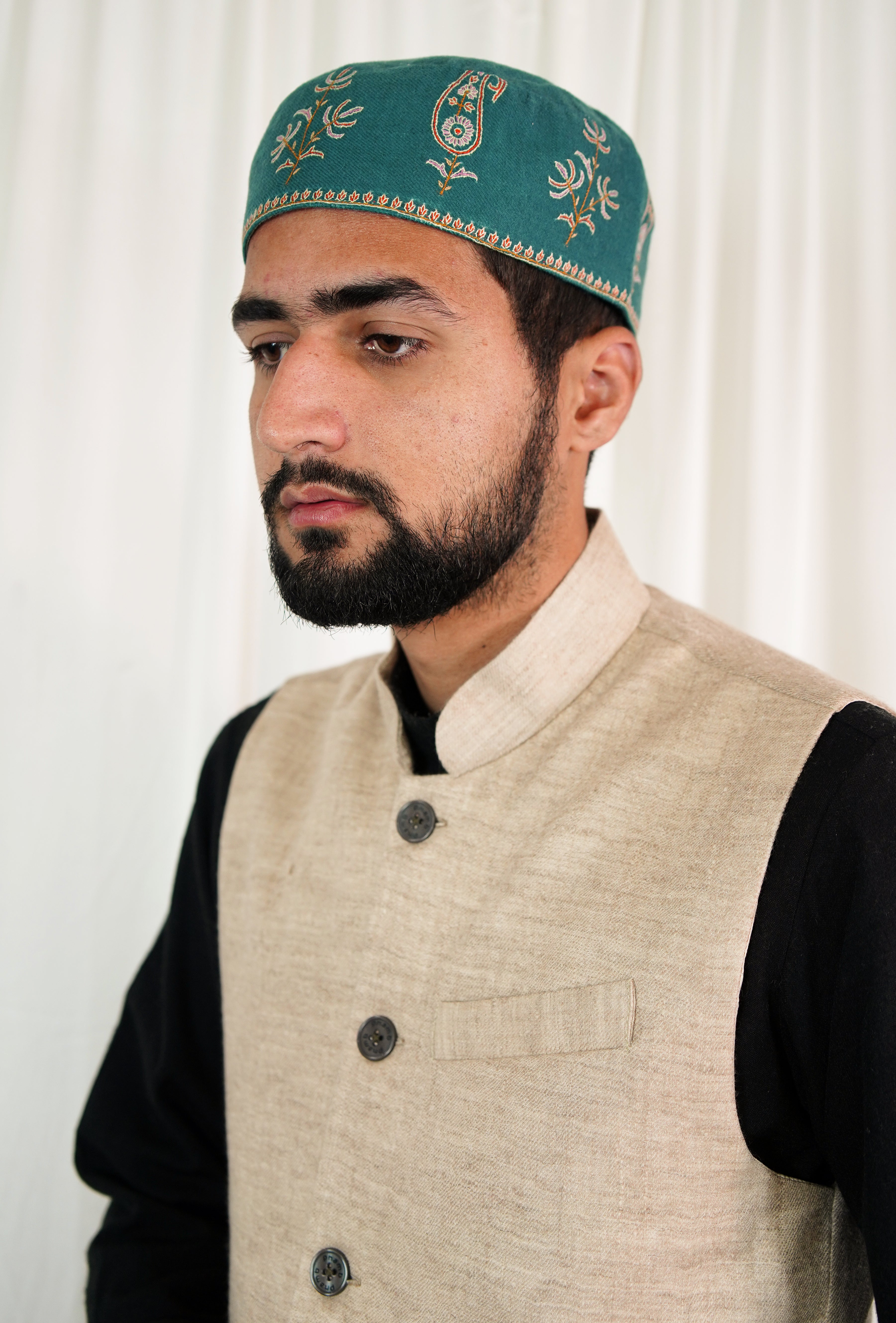 Sozni embroidery cap T065