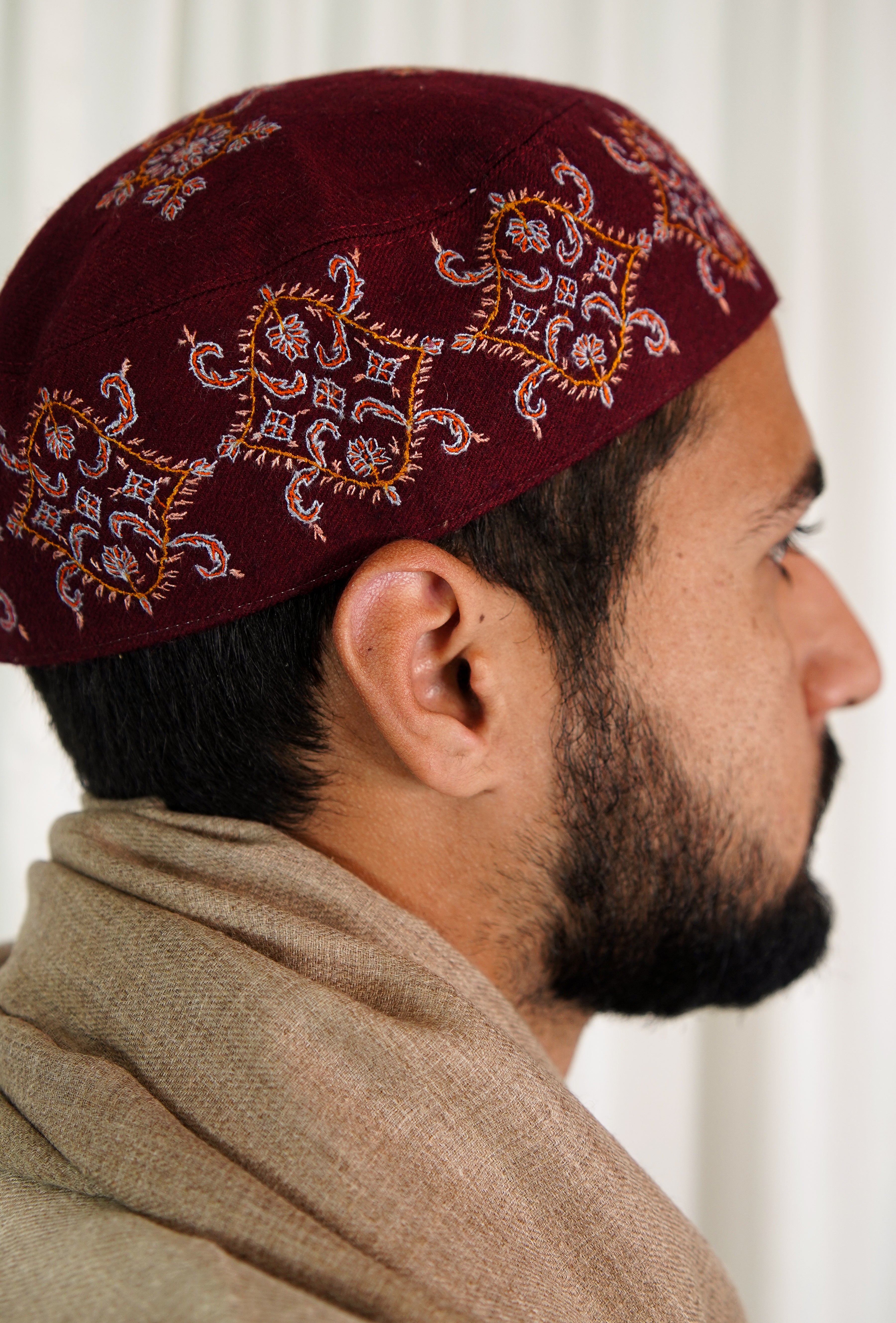 Sozni embroidery cap T074